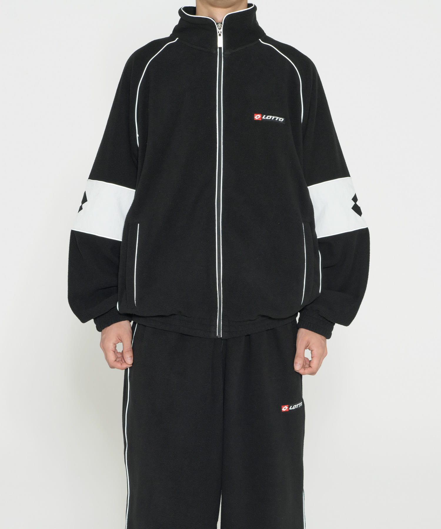 LOTTO　POLARTEC TRACK JACKET BLACK M