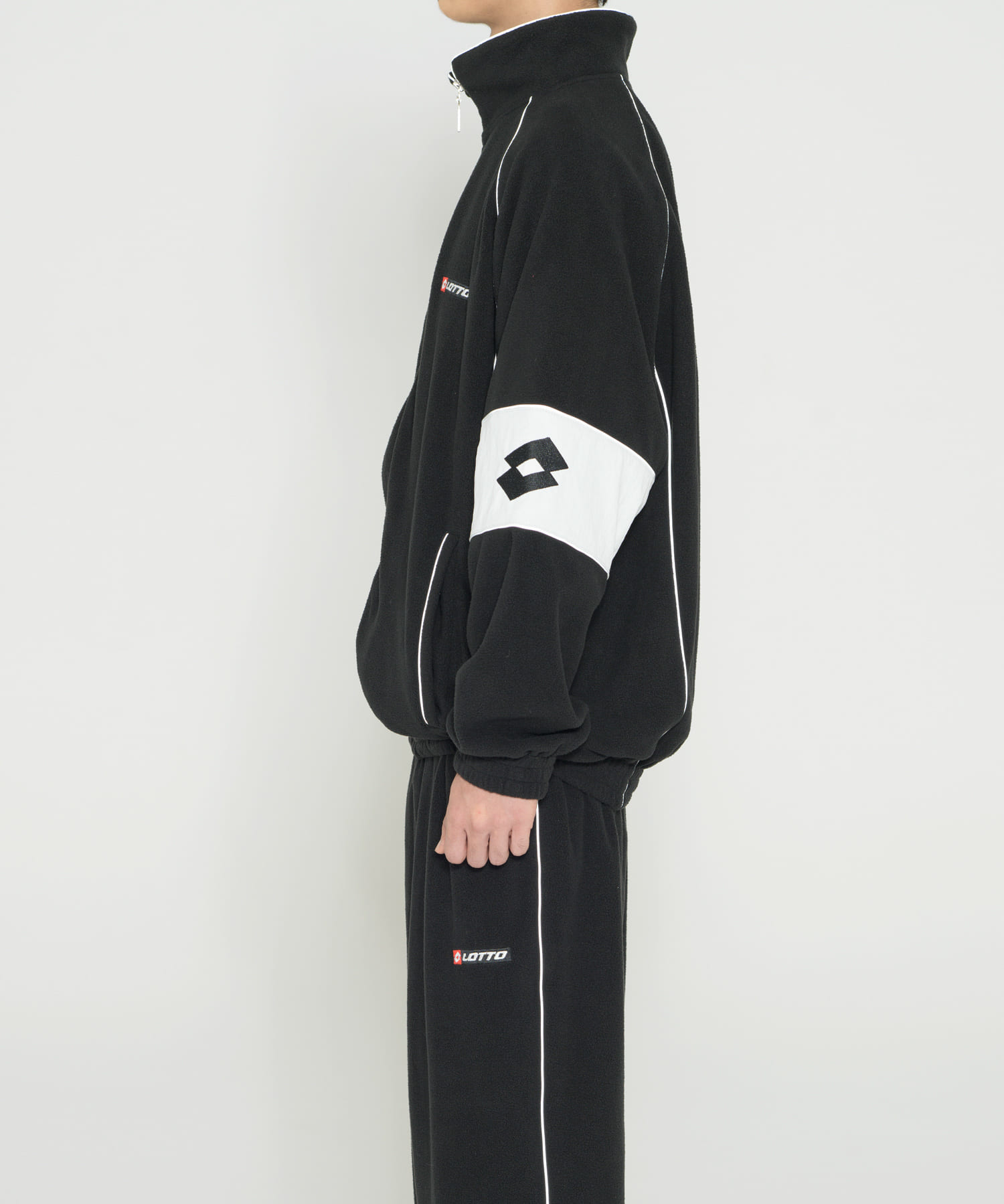 LOTTO　POLARTEC TRACK JACKET BLACK M