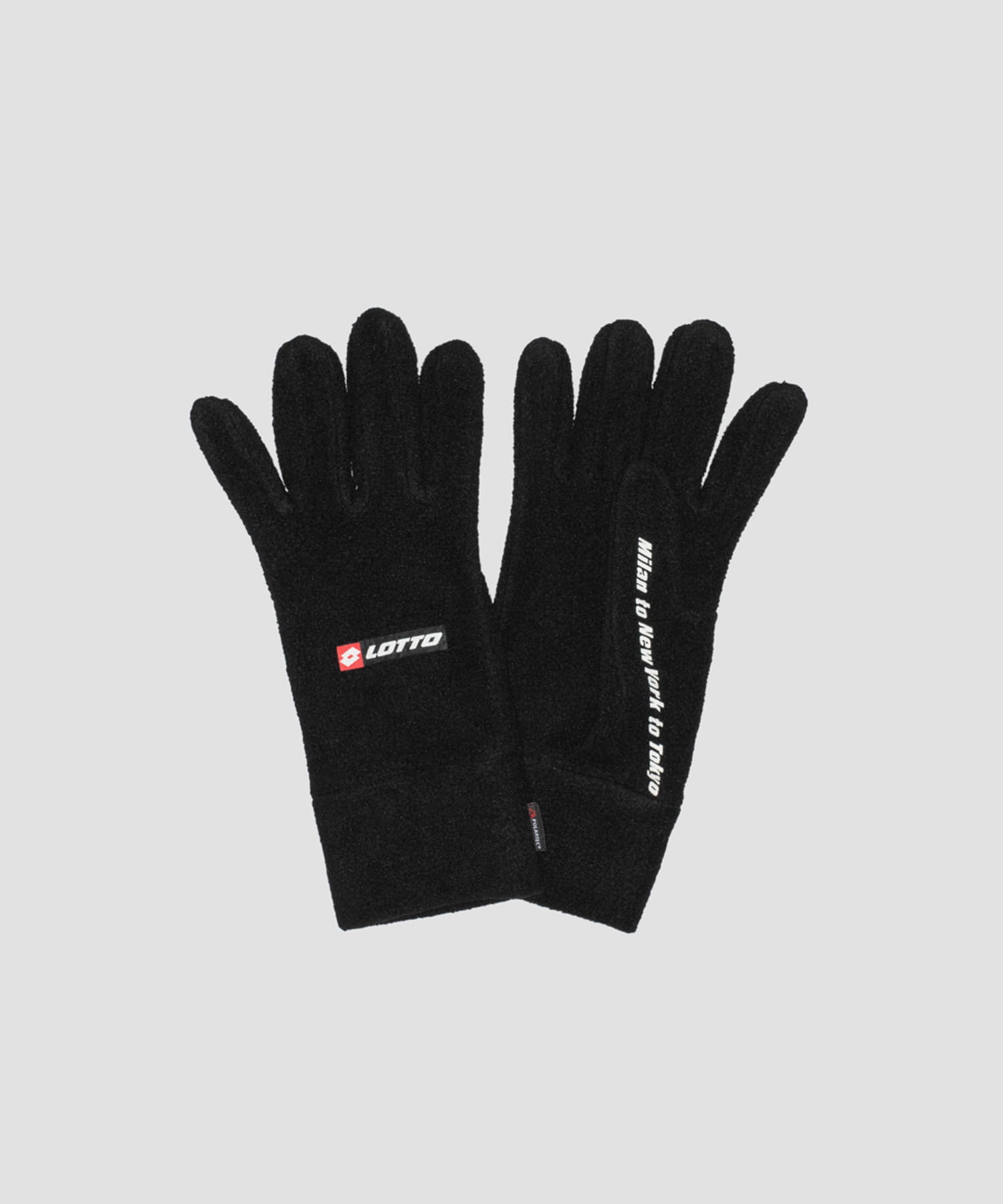 LOTTO　POLARTEC GLOVES BLACK Free