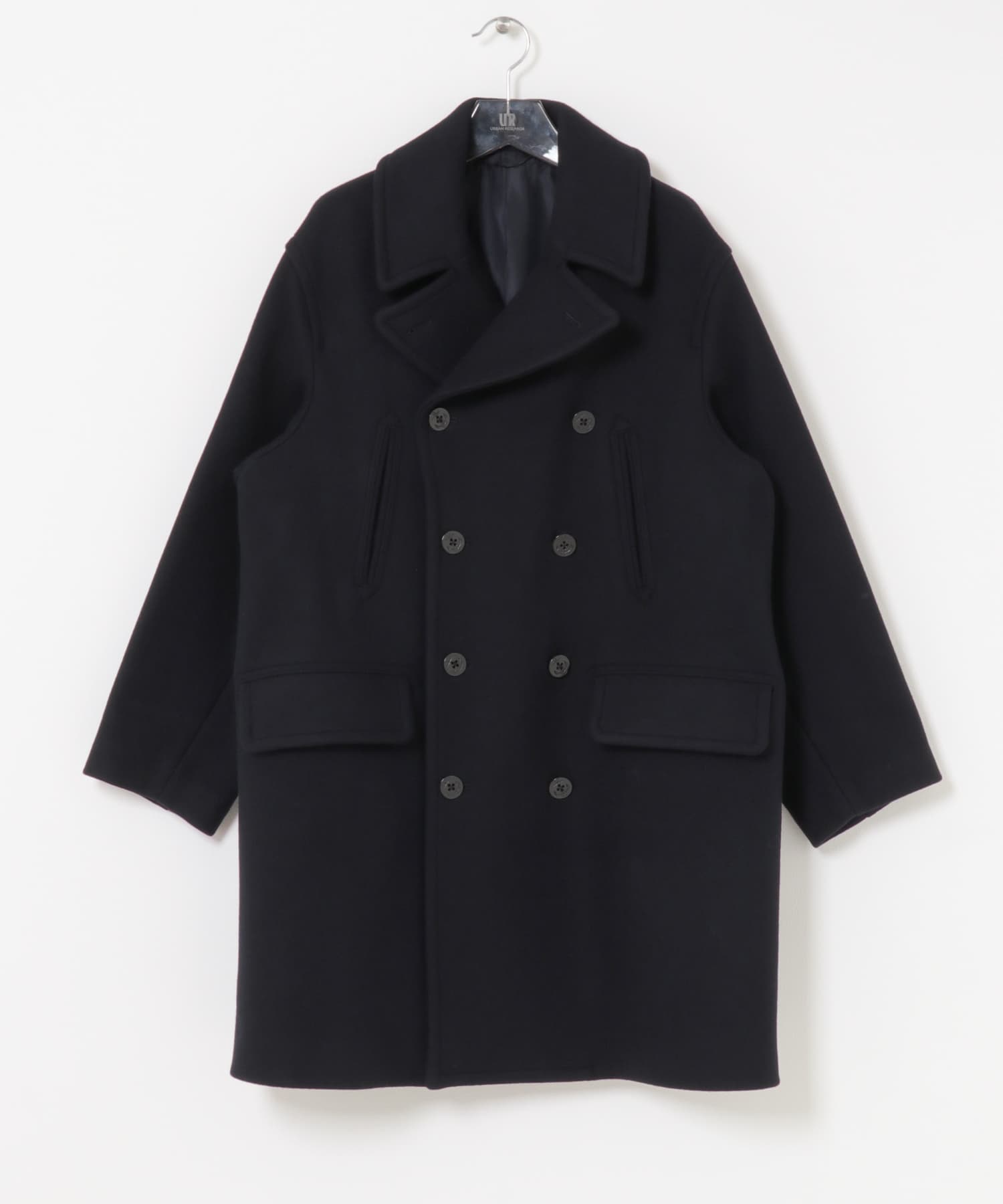 blurhmsROOTSTOCK　Wool Melton 10B Pea Coat DarkNavy 2