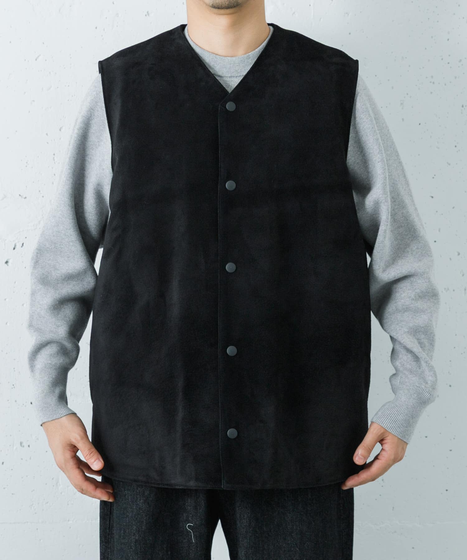 semoh Suede Vest(3 BLUE): アウター｜URBAN RESEARCH公式ファッション通販