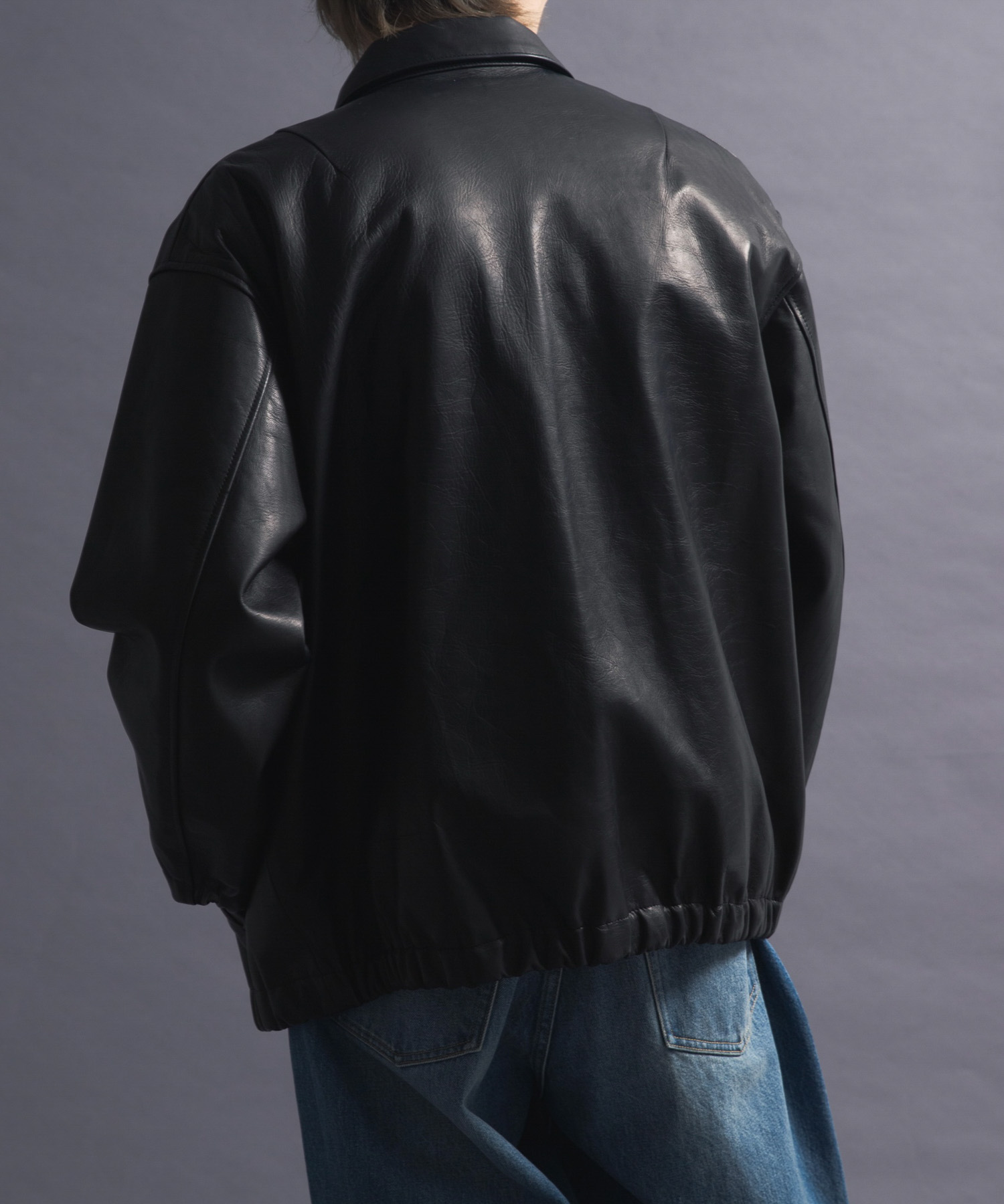 『別注』semoh×URBAN RESEARCH　Horse Leather Jacket BLACK 2