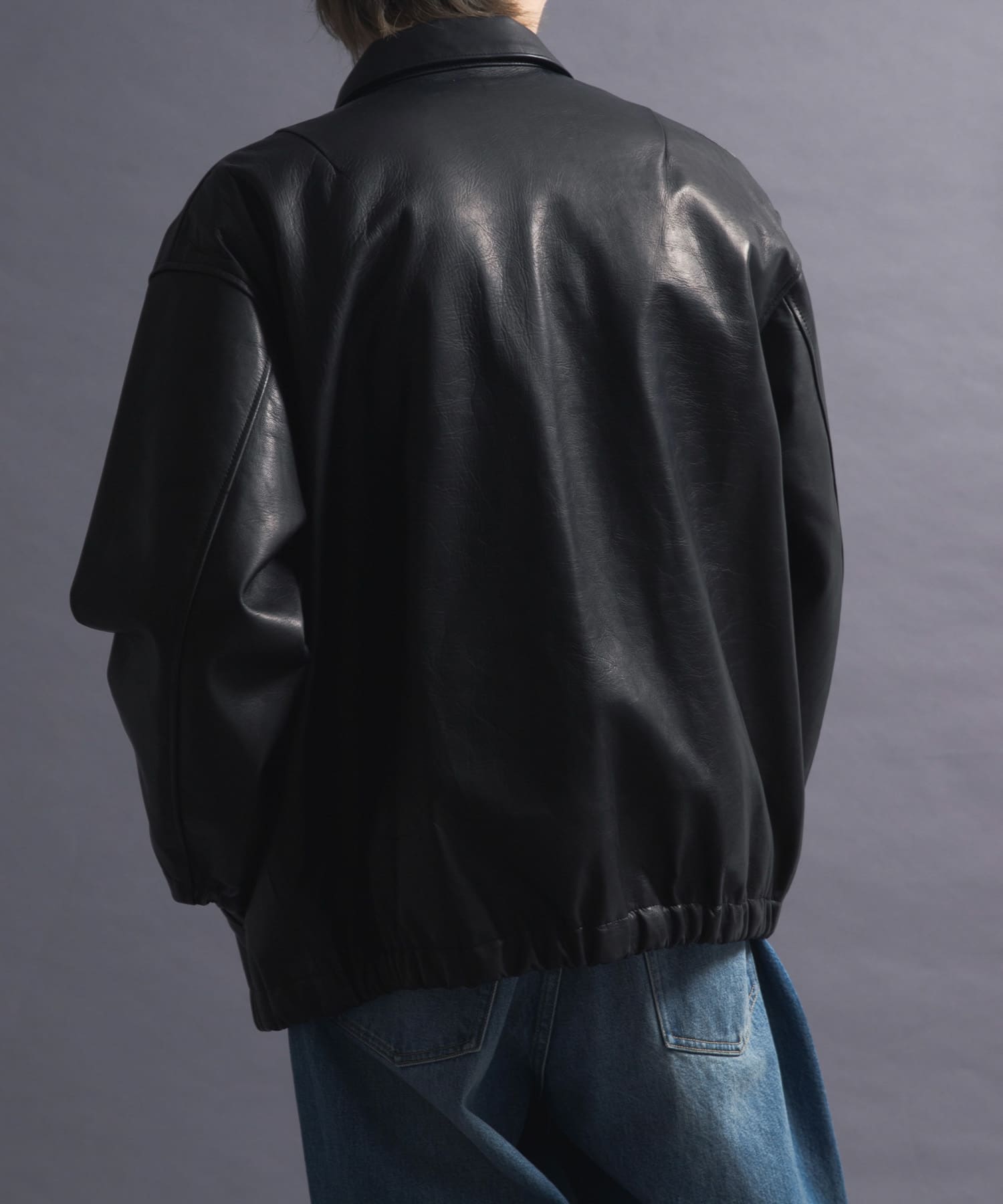 『別注』semoh×URBAN RESEARCH　Horse Leather Jacket BLACK 2