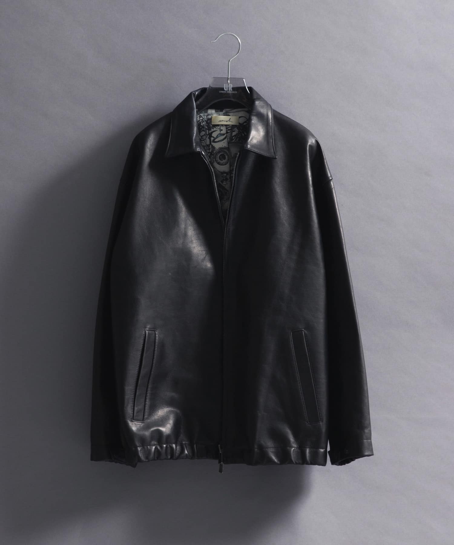 『別注』semoh×URBAN RESEARCH　Horse Leather Jacket BLACK 2