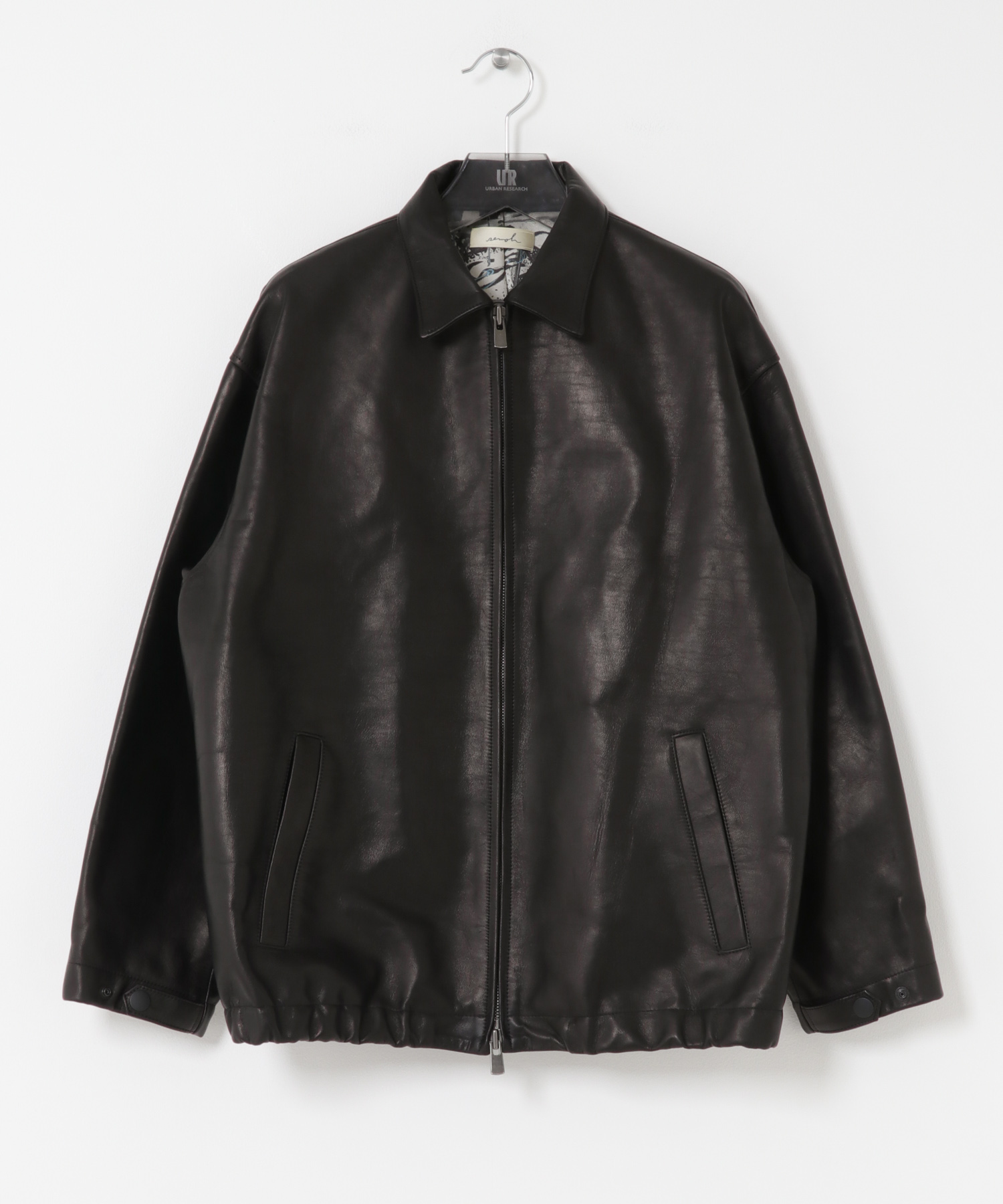 『別注』semoh×URBAN RESEARCH　Horse Leather Jacket BLACK 2