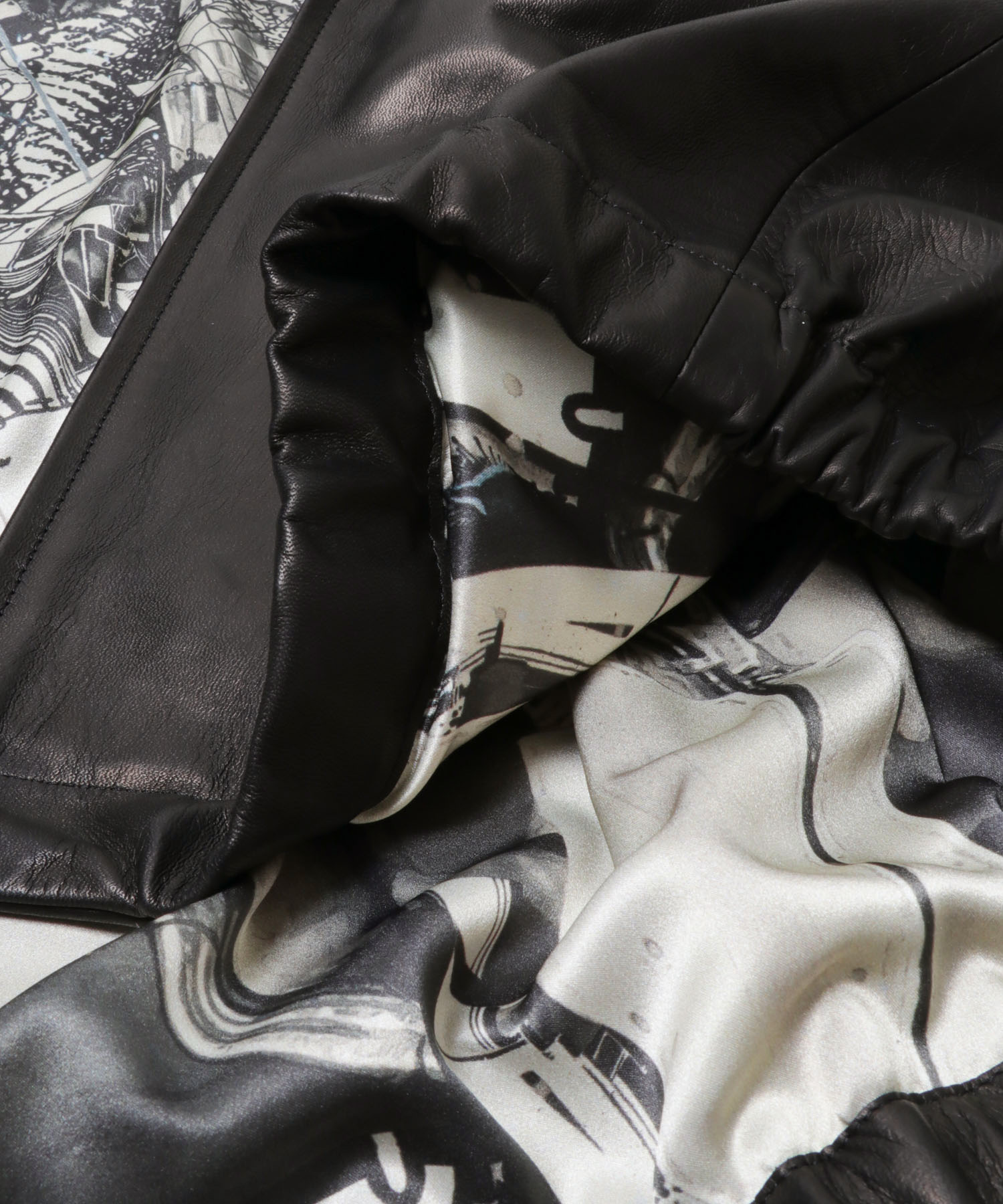 『別注』semoh×URBAN RESEARCH　Horse Leather Jacket BLACK 2