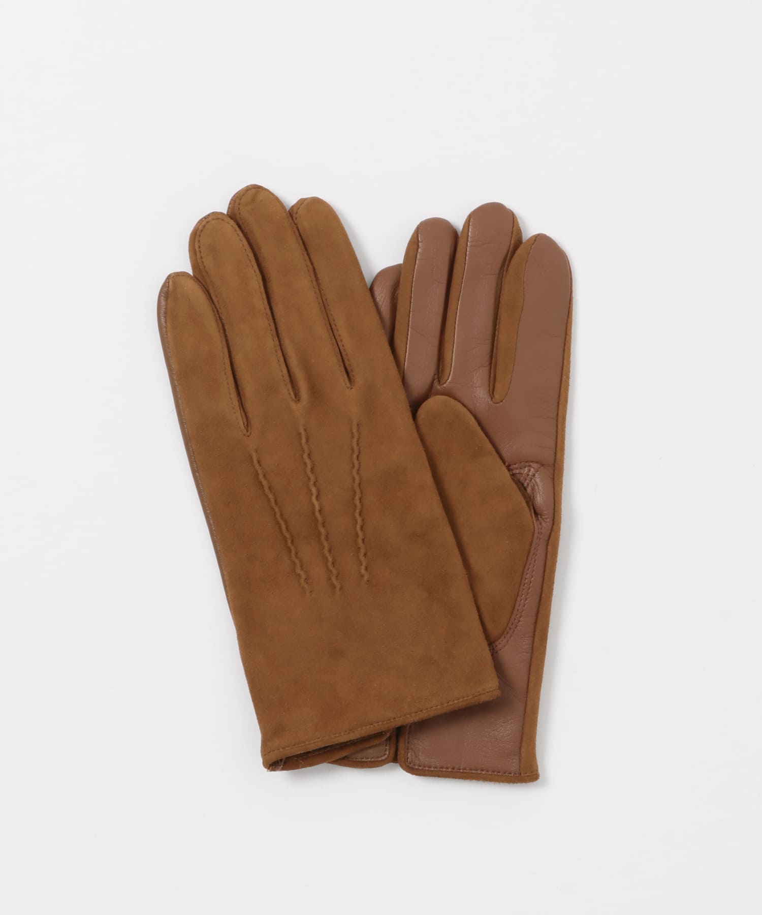 GLOVES　TOUCH SUEDE/LAMBSKIN LUGGAGE 8.5