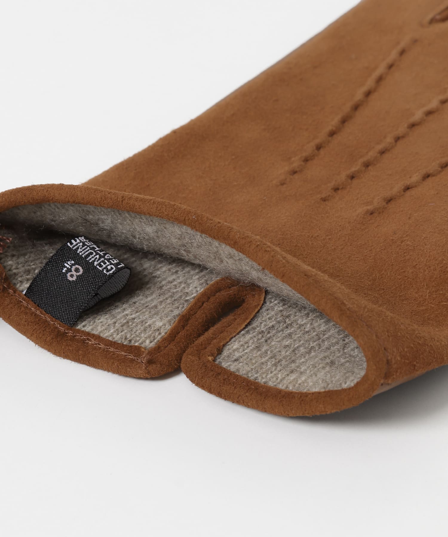 GLOVES　TOUCH SUEDE/LAMBSKIN LUGGAGE 8.5