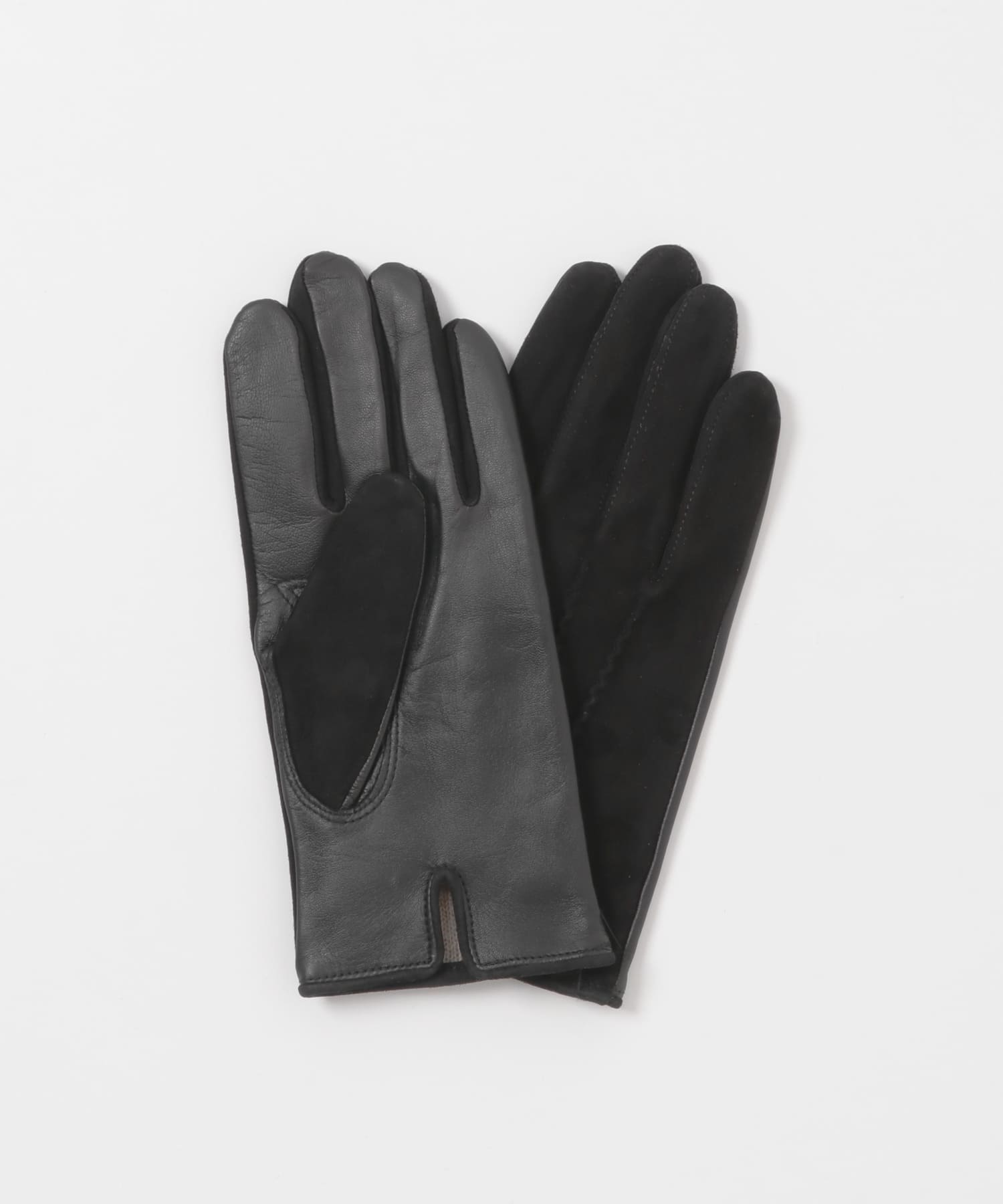 GLOVES　TOUCH SUEDE/LAMBSKIN BLACK 8.5