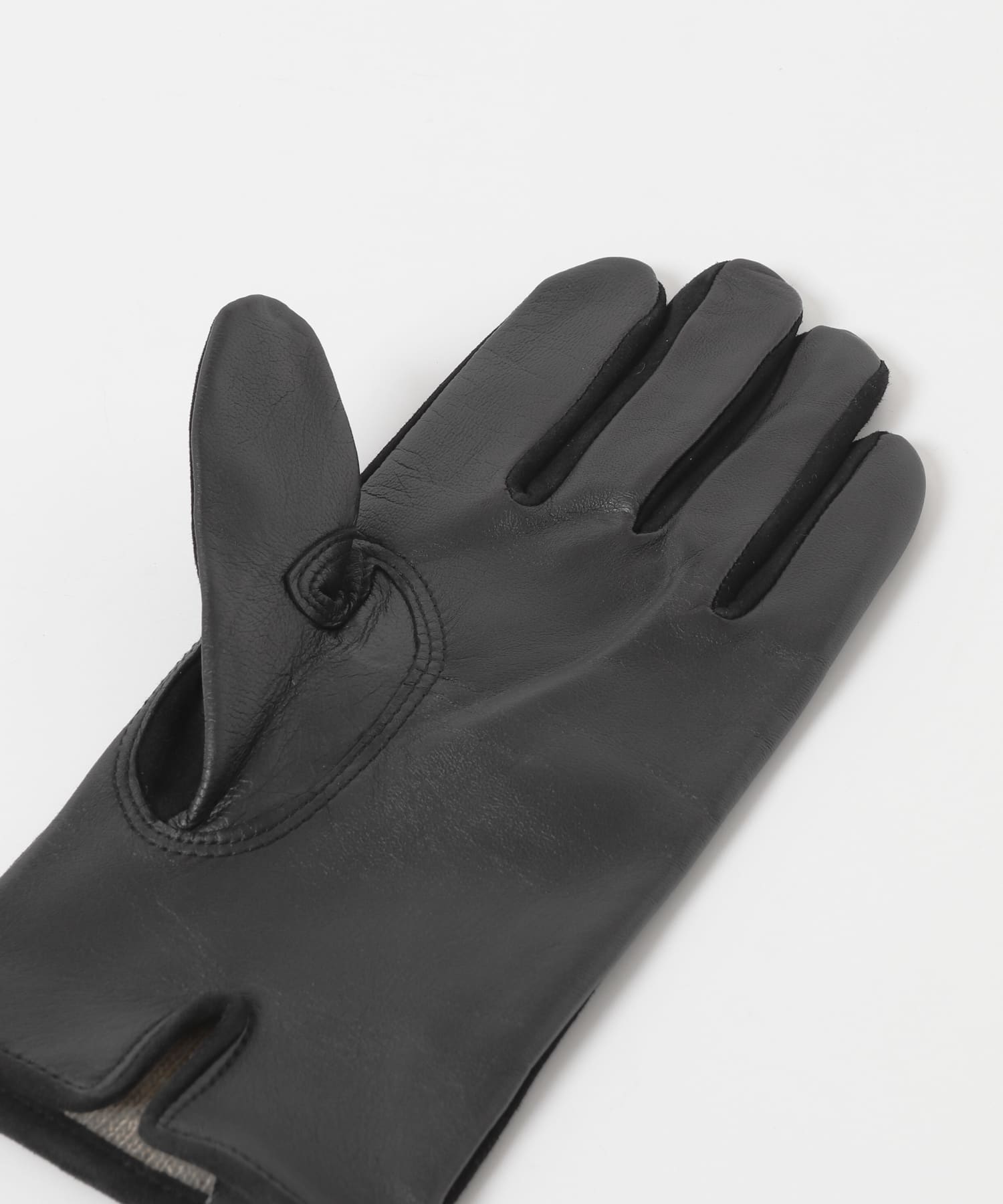 GLOVES　TOUCH SUEDE/LAMBSKIN BLACK 8.5