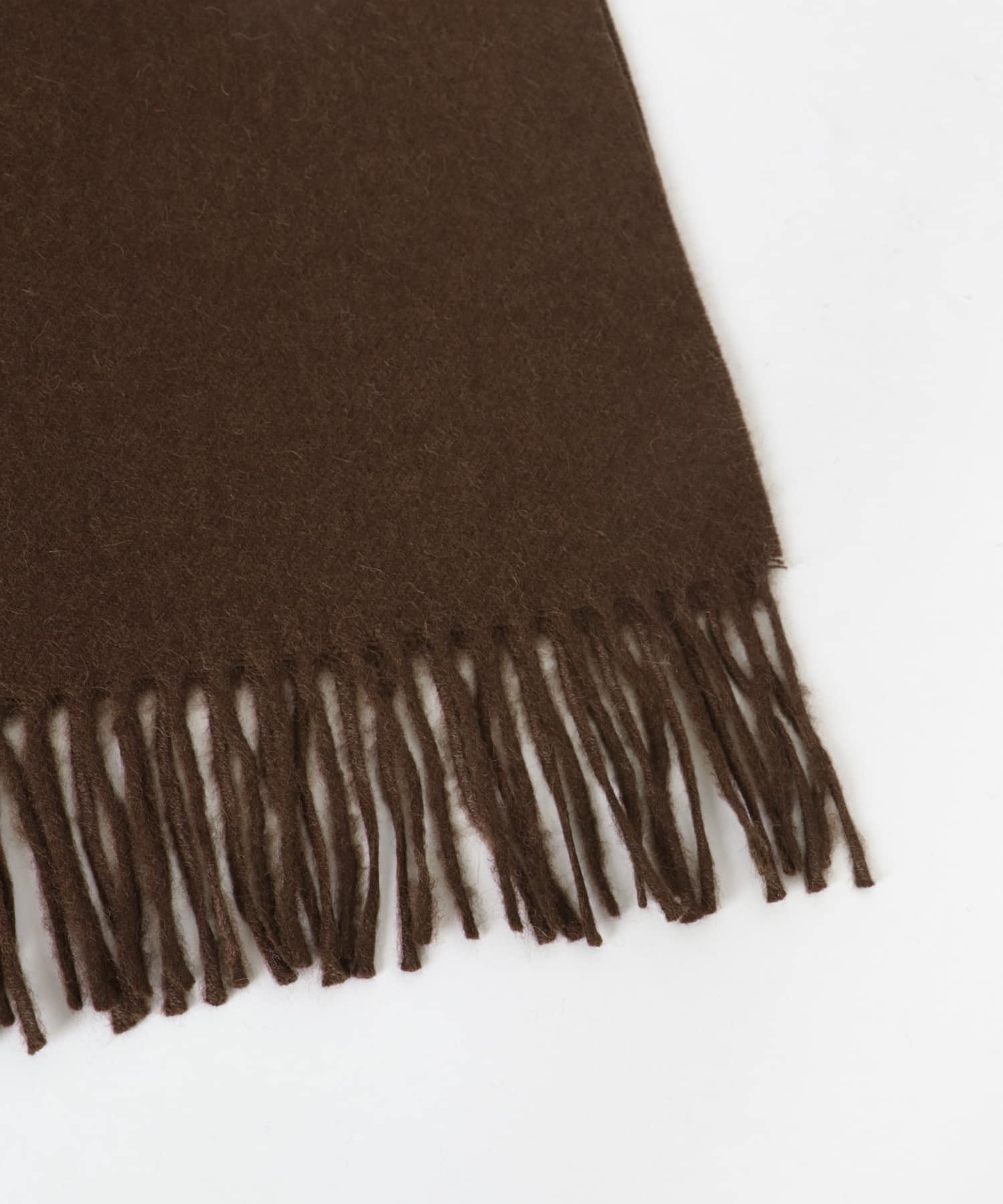 THE INOUE BROTHERS　Brushed Scarf Brown One