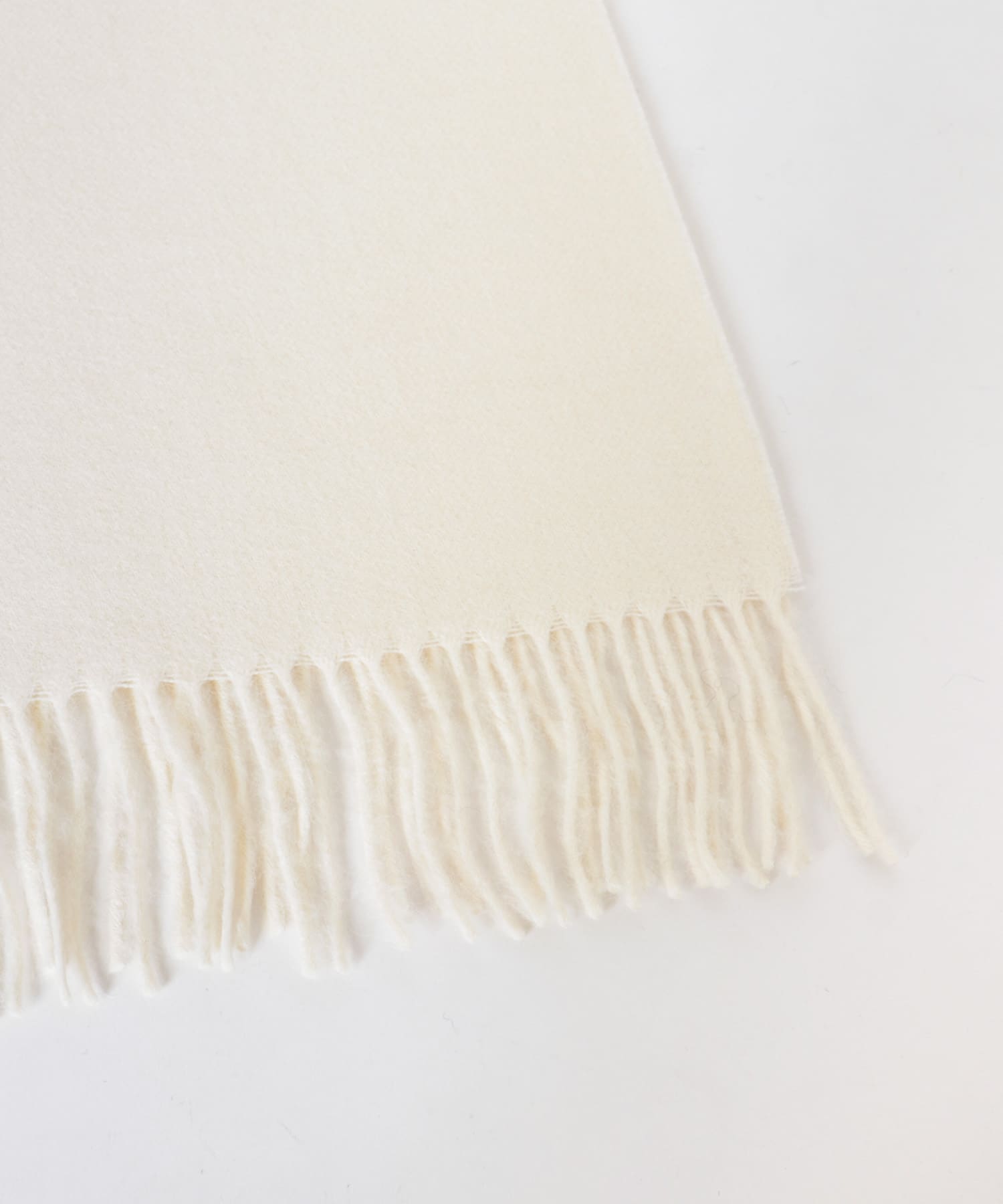 THE INOUE BROTHERS　Brushed Scarf Ecru One