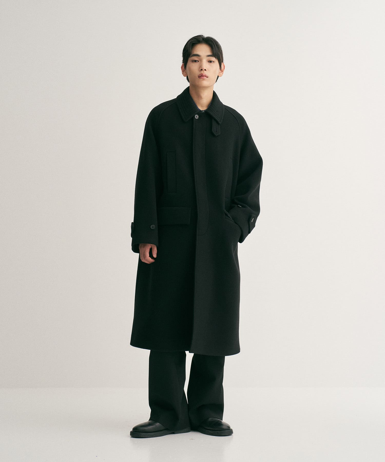 ANOTHER OFFICE　Voyager Bold Balmacaan Coat