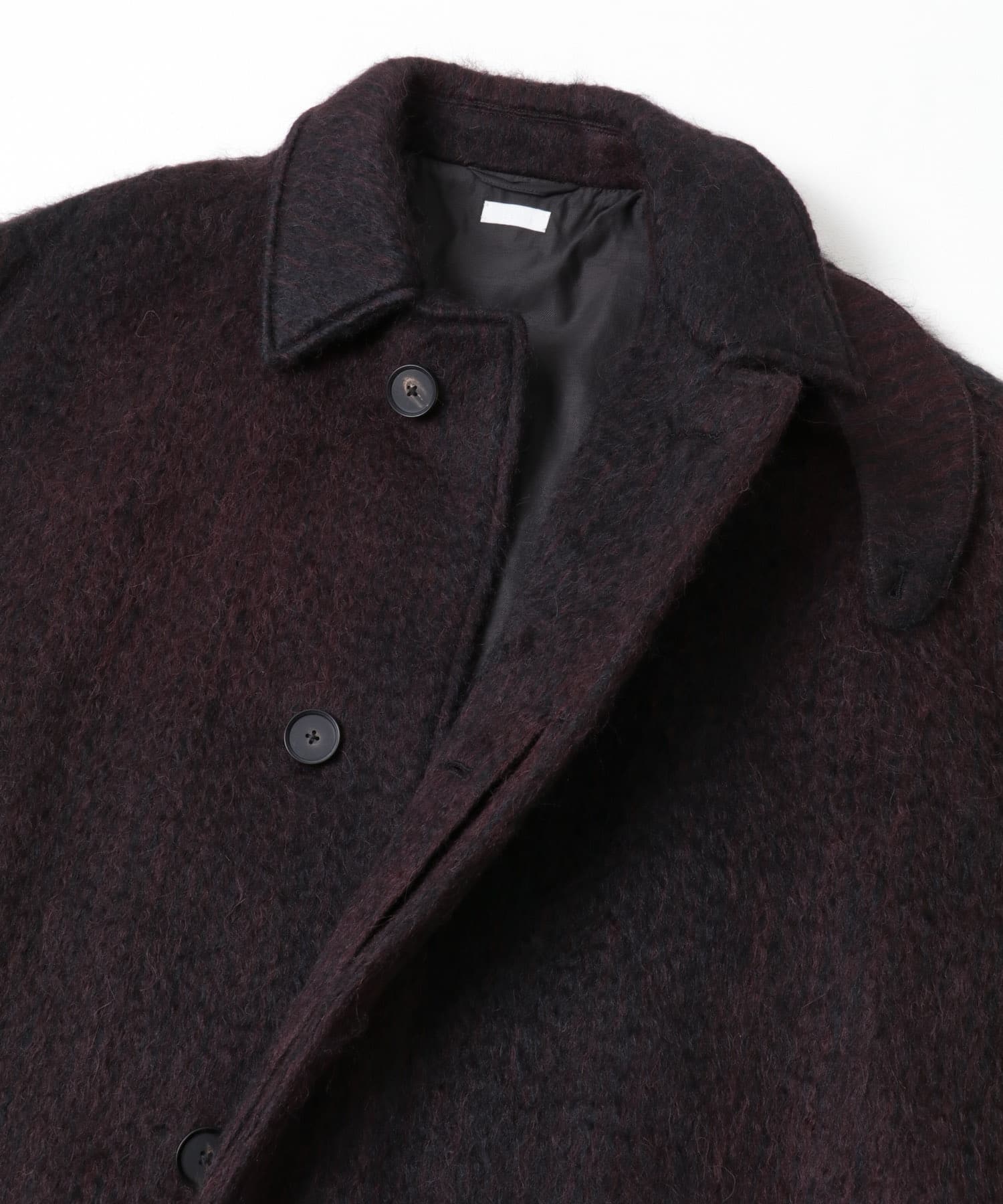 SEEALL　BALCOLLAR COAT BLK/BRN 4