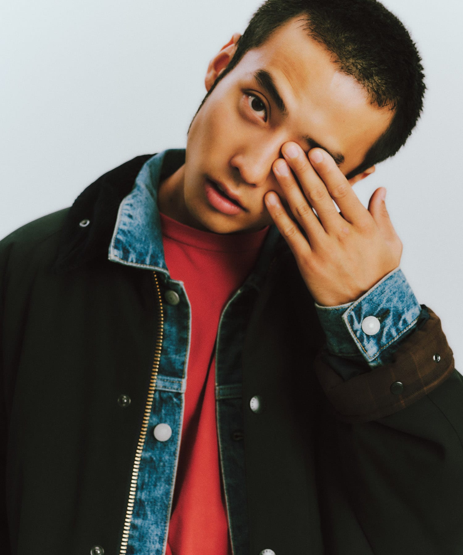 『別注』Barbour / URBAN RESEARCH　PADDED OS BEAUFORT navy 36