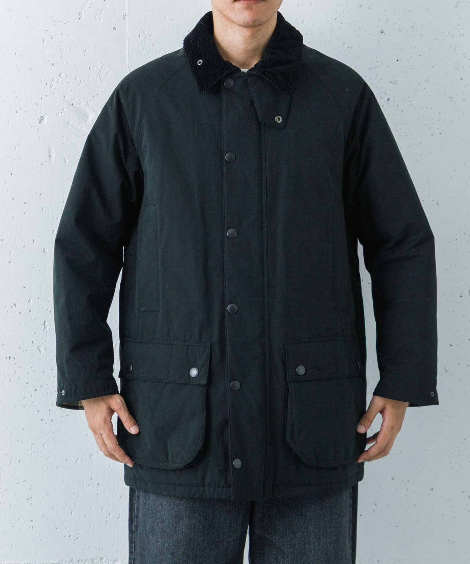 別注』Barbour / URBAN RESEARCH PADDED OS BEAUFORT(36 black