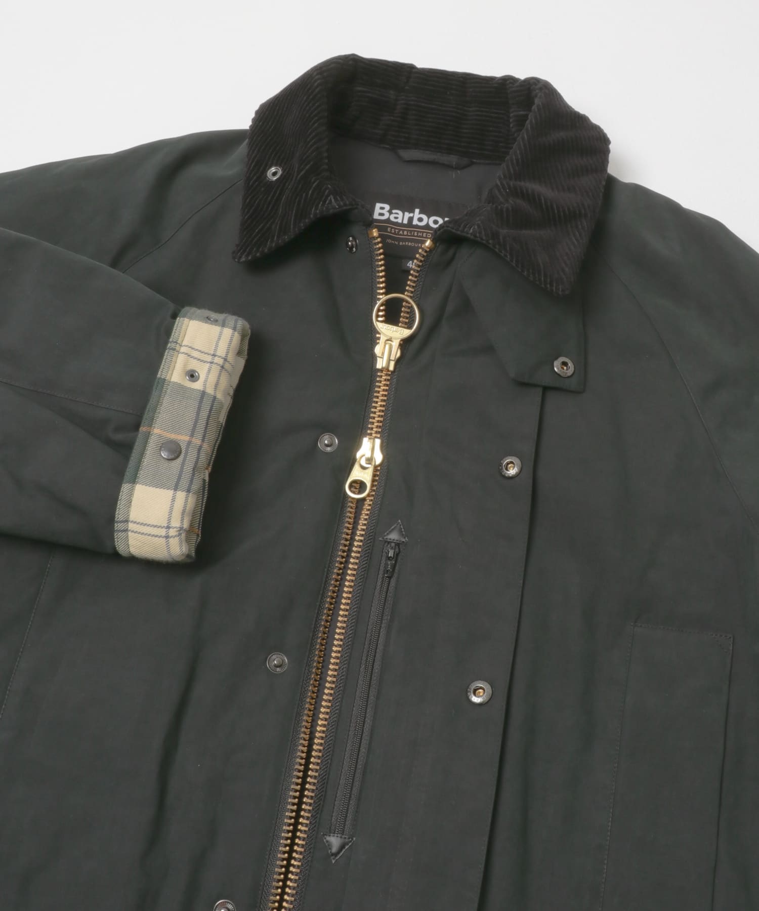 『別注』Barbour / URBAN RESEARCH　PADDED OS BEAUFORT black 36