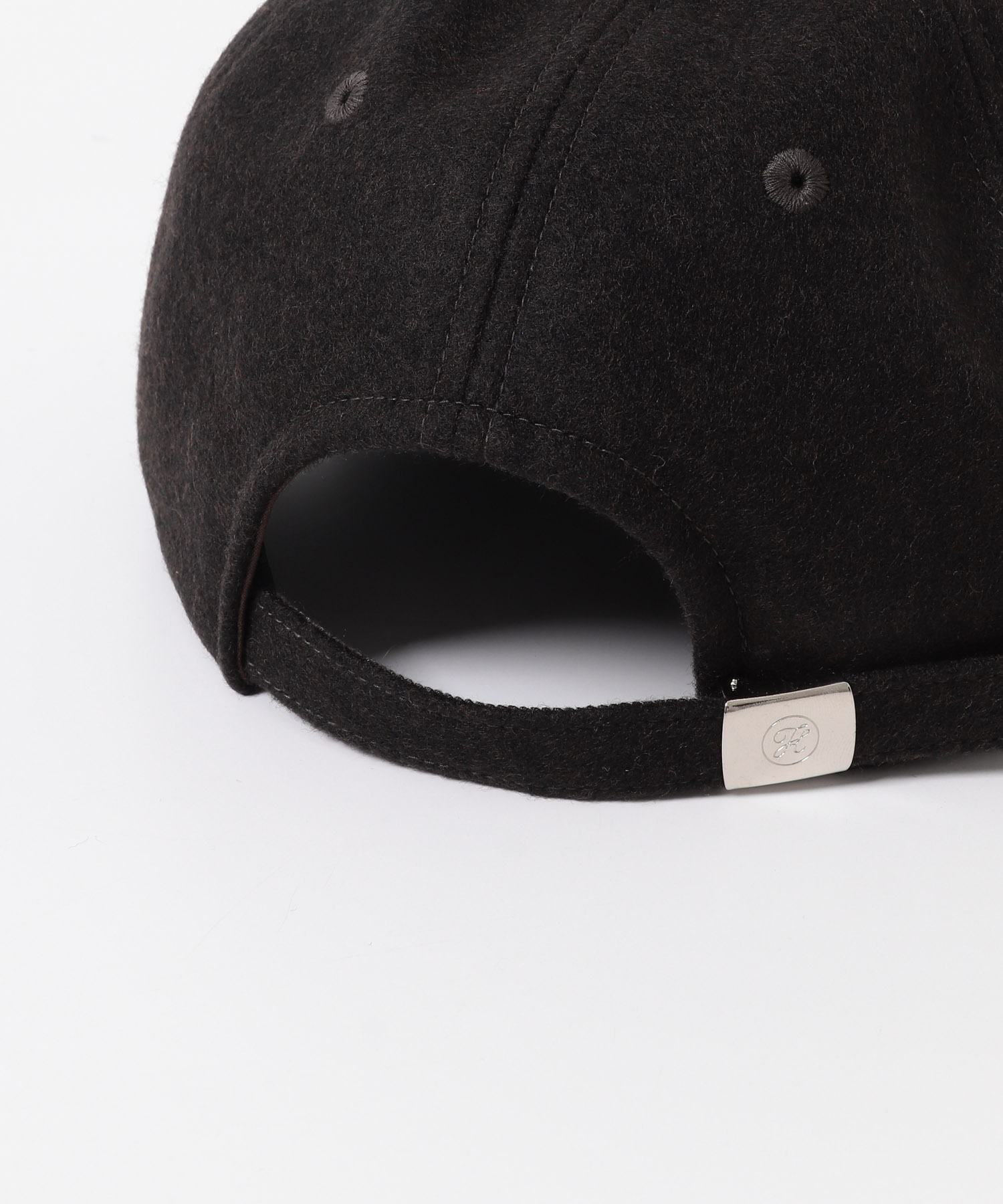 KIJIMA TAKAYUKI　MELTON 6PANEL CAP 20D.BROWN one