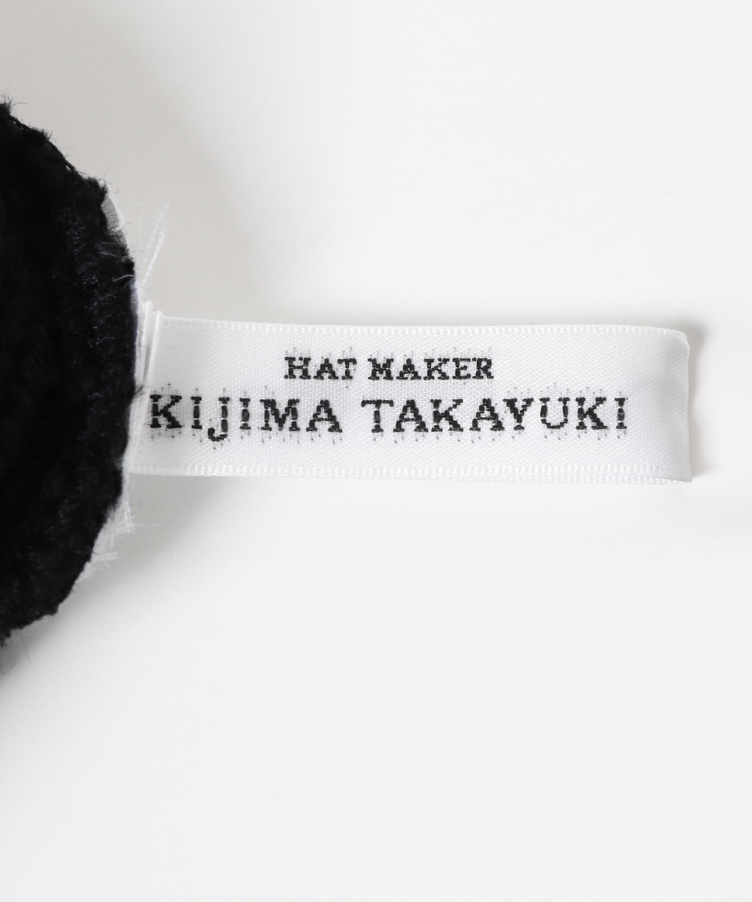 KIJIMA TAKAYUKI　KNIT DECK CAP 01BLACK one