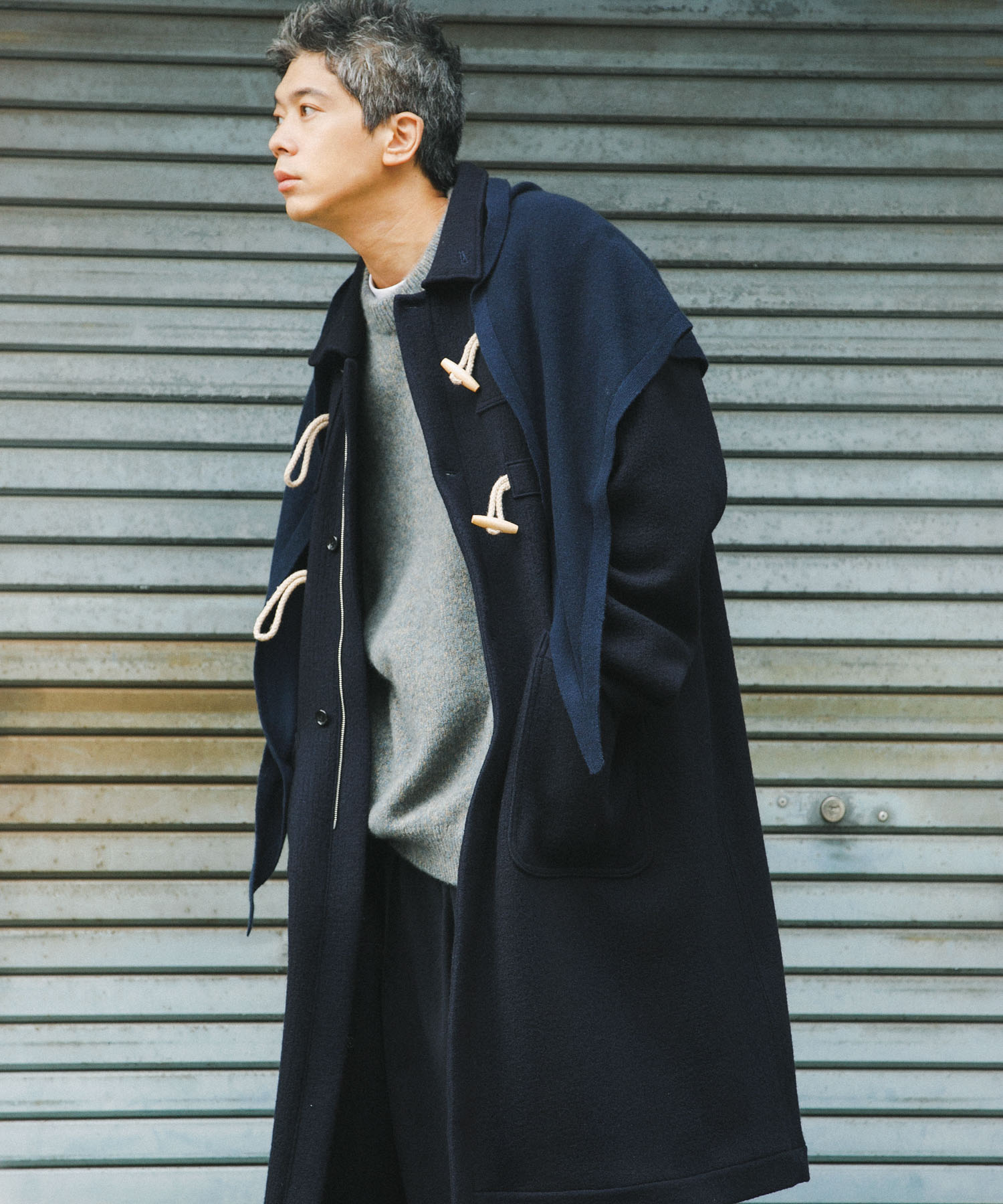 FUJI　MELTON WOOL DUFFEL COAT