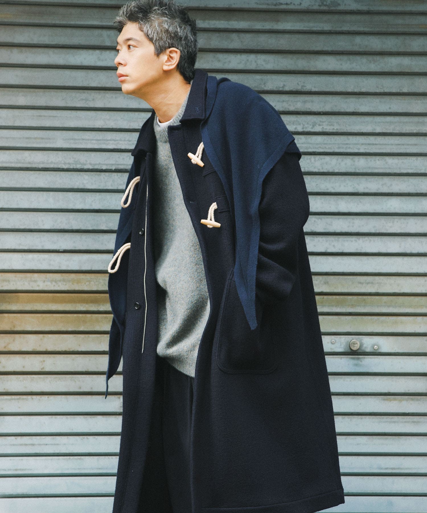 FUJI　MELTON WOOL DUFFEL COAT