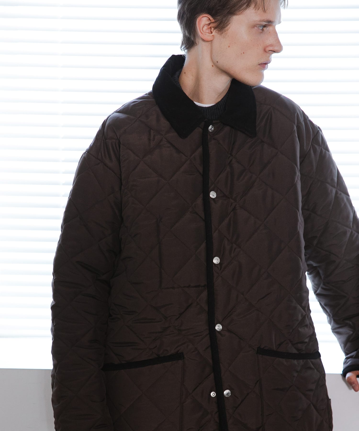 Traditional Weatherwear　WAVERLY STUDS EX.UR 別注BROWN 38