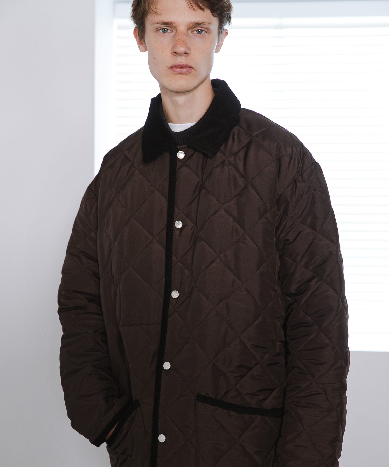 Traditional Weatherwear　WAVERLY STUDS EX.UR 別注BROWN 38