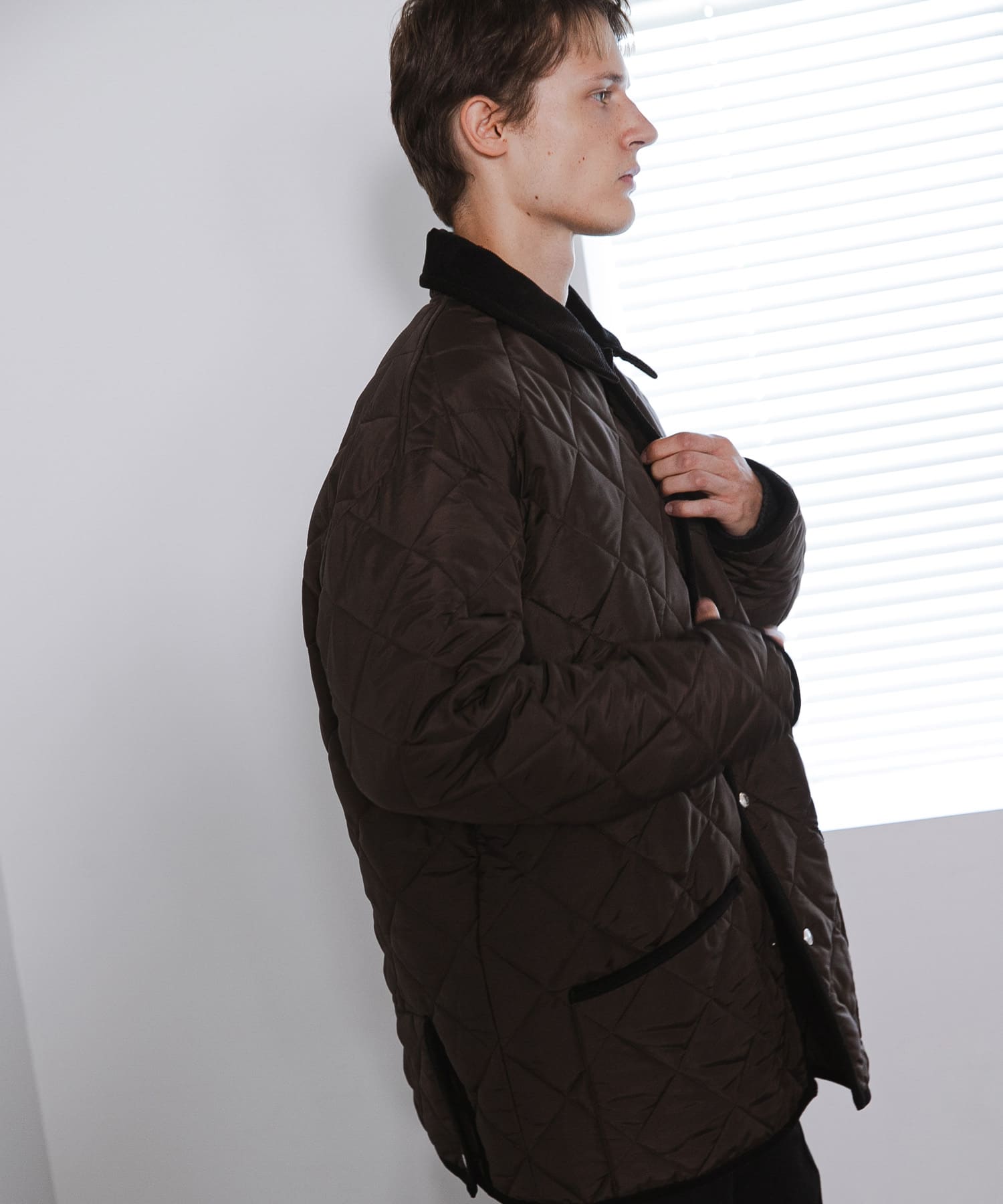 Traditional Weatherwear　WAVERLY STUDS EX.UR 別注BROWN 38