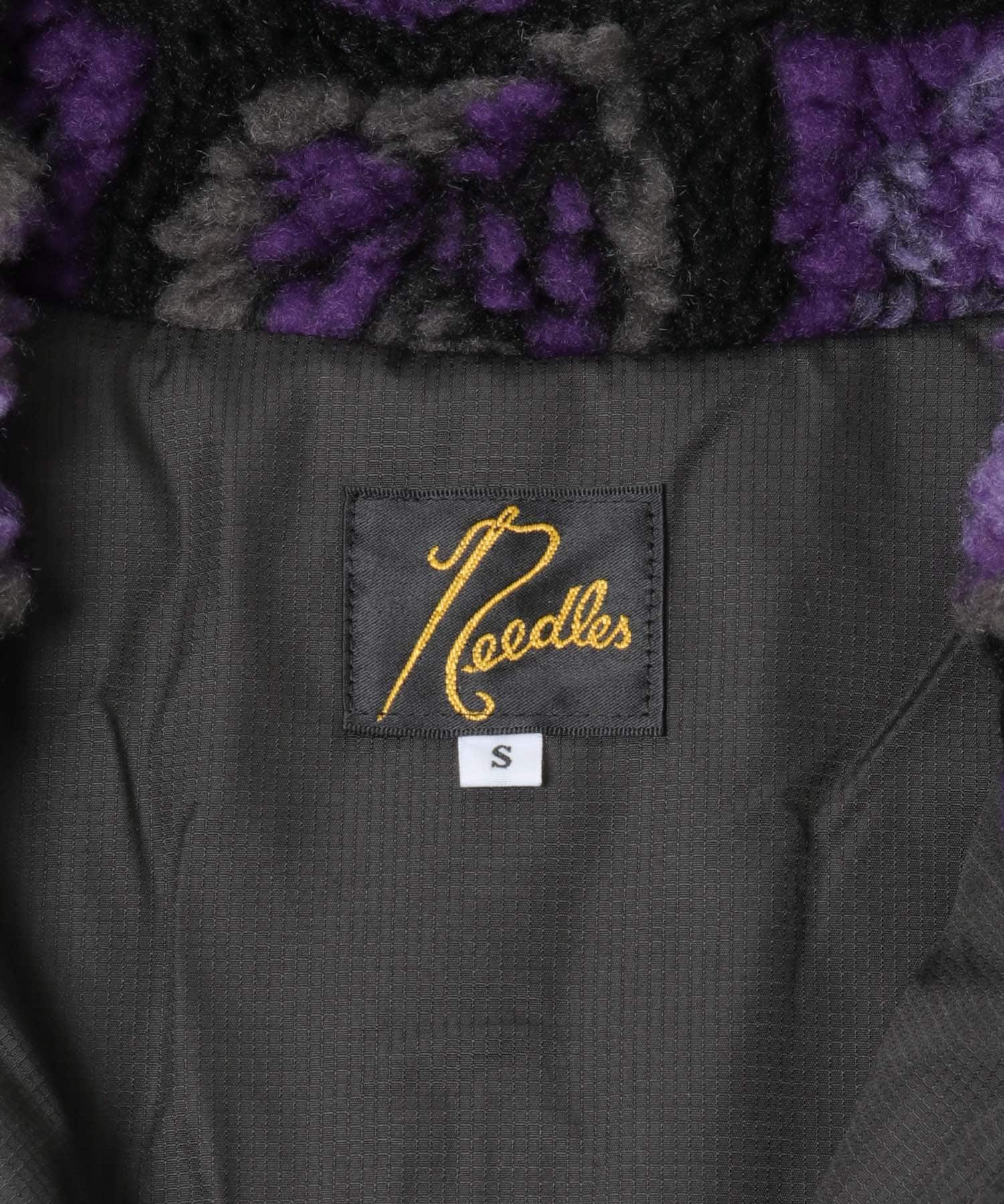 Needles　Fur Jacket Purple/BLK M