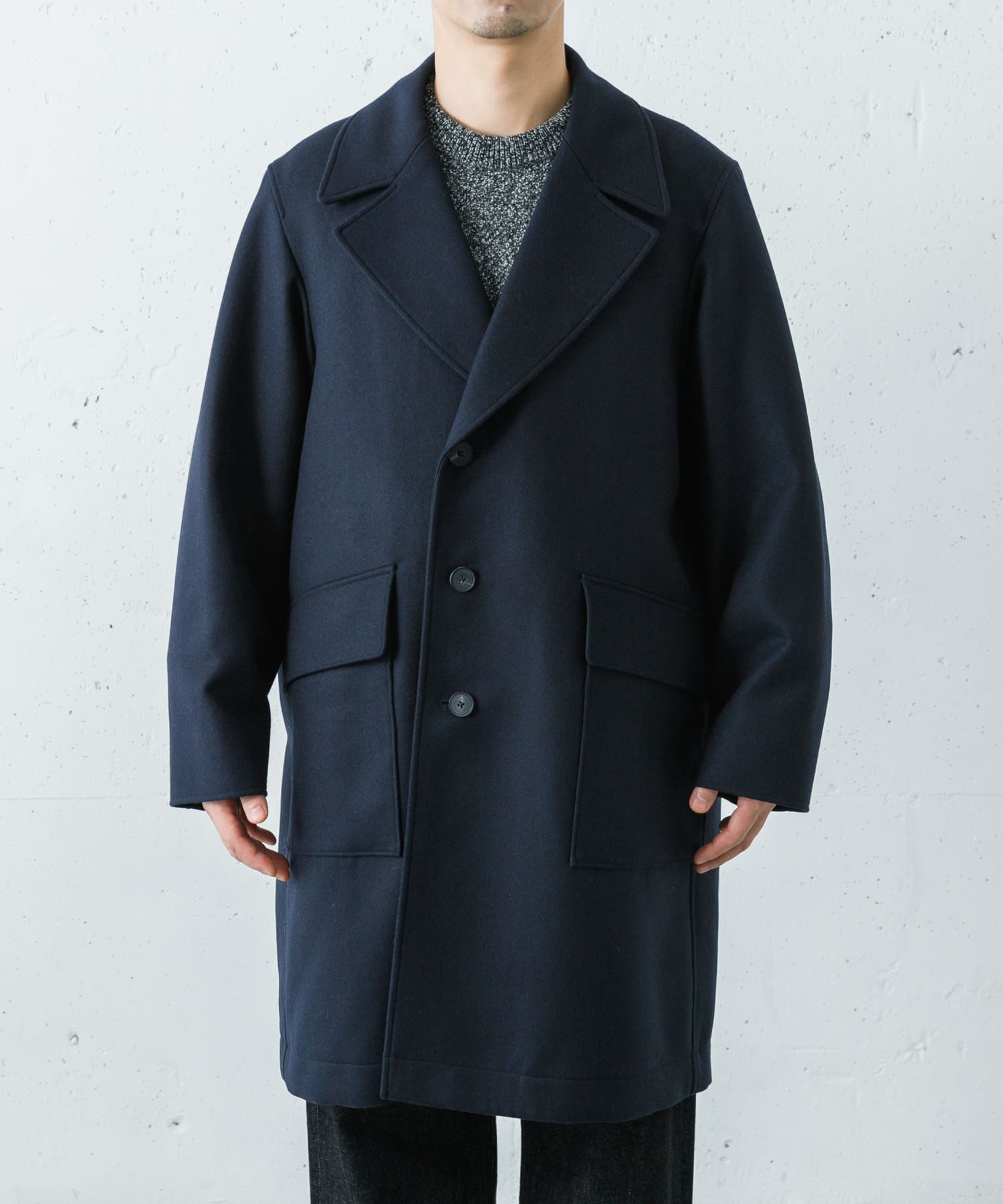 ATON S 160S SEMI DOUBLE COAT(4 NAVY): アウター｜URBAN RESEARCH公式