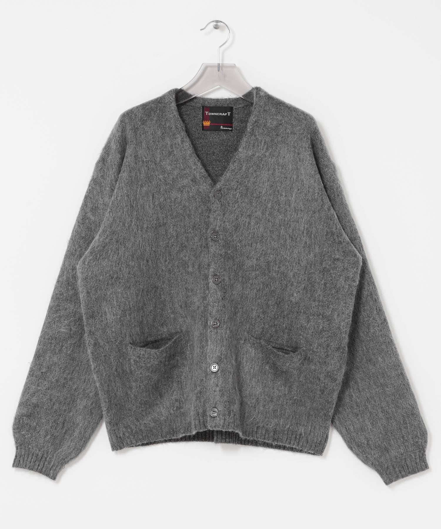 TOWNCRAFT　SOLID SHAGGY CARDIGAN