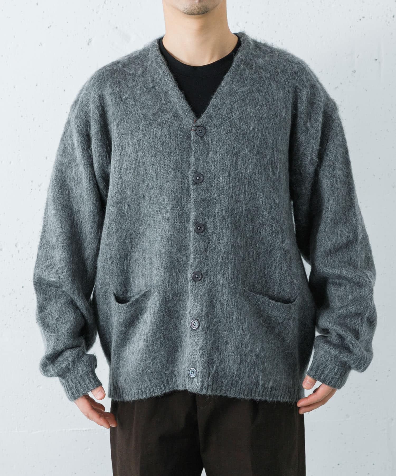 新品未使用　TOWNCRAFT H.GRAY カーディガン　Mサイズ TOWNCRAFT SOLID SHAGGY CARDIGAN(M NAVY): トップス｜URBAN RESEARCH
