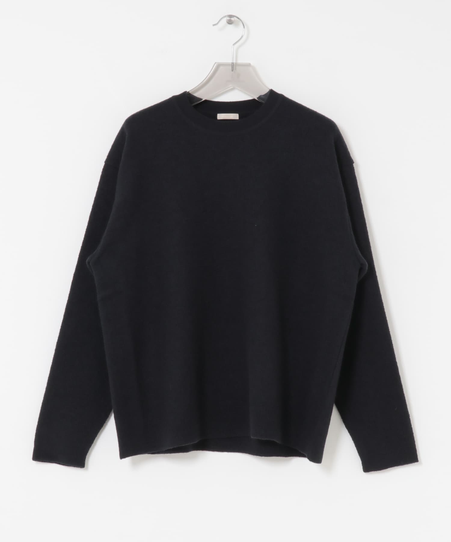 ULTERIOR S/M FINE WOOL KNIT PULLOVER(M BLACK): トップス｜URBAN