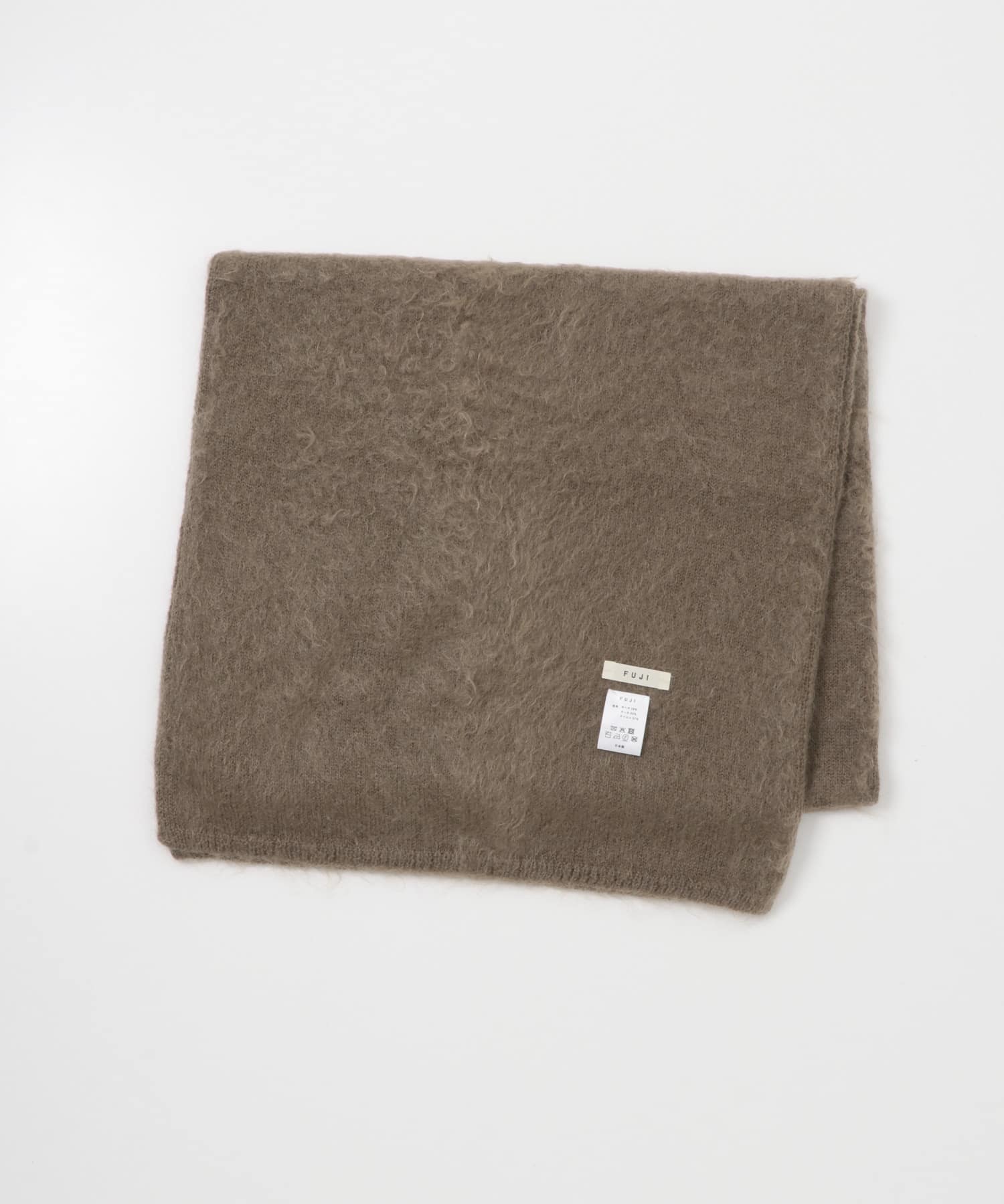『別注』FUJI×URBAN RESEARCH　MOHAIR LONG STOLE MOCHABROWN Free