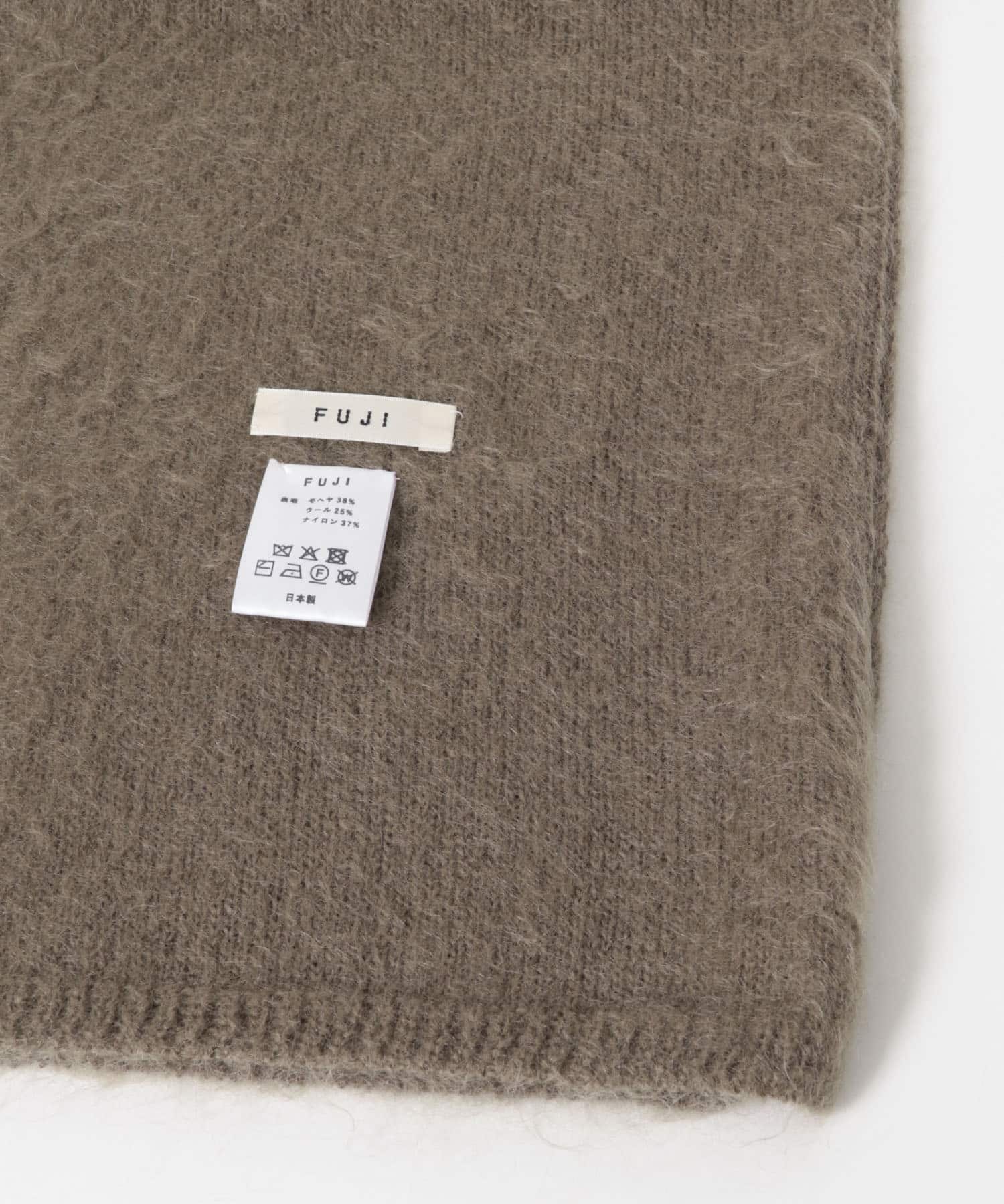 『別注』FUJI×URBAN RESEARCH　MOHAIR LONG STOLE MOCHABROWN Free