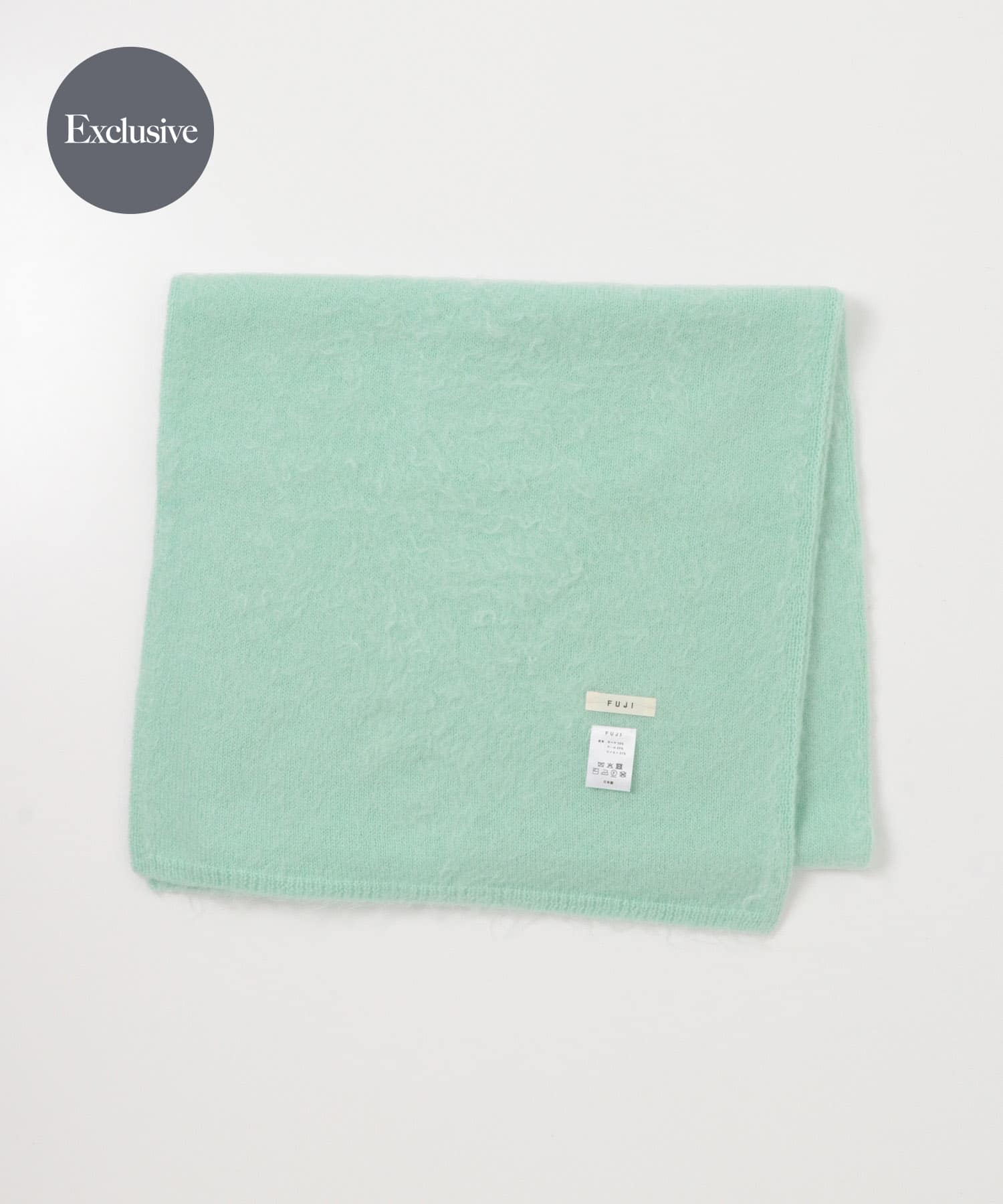 『別注』FUJI×URBAN RESEARCH　MOHAIR LONG STOLE MINT GREEN Free