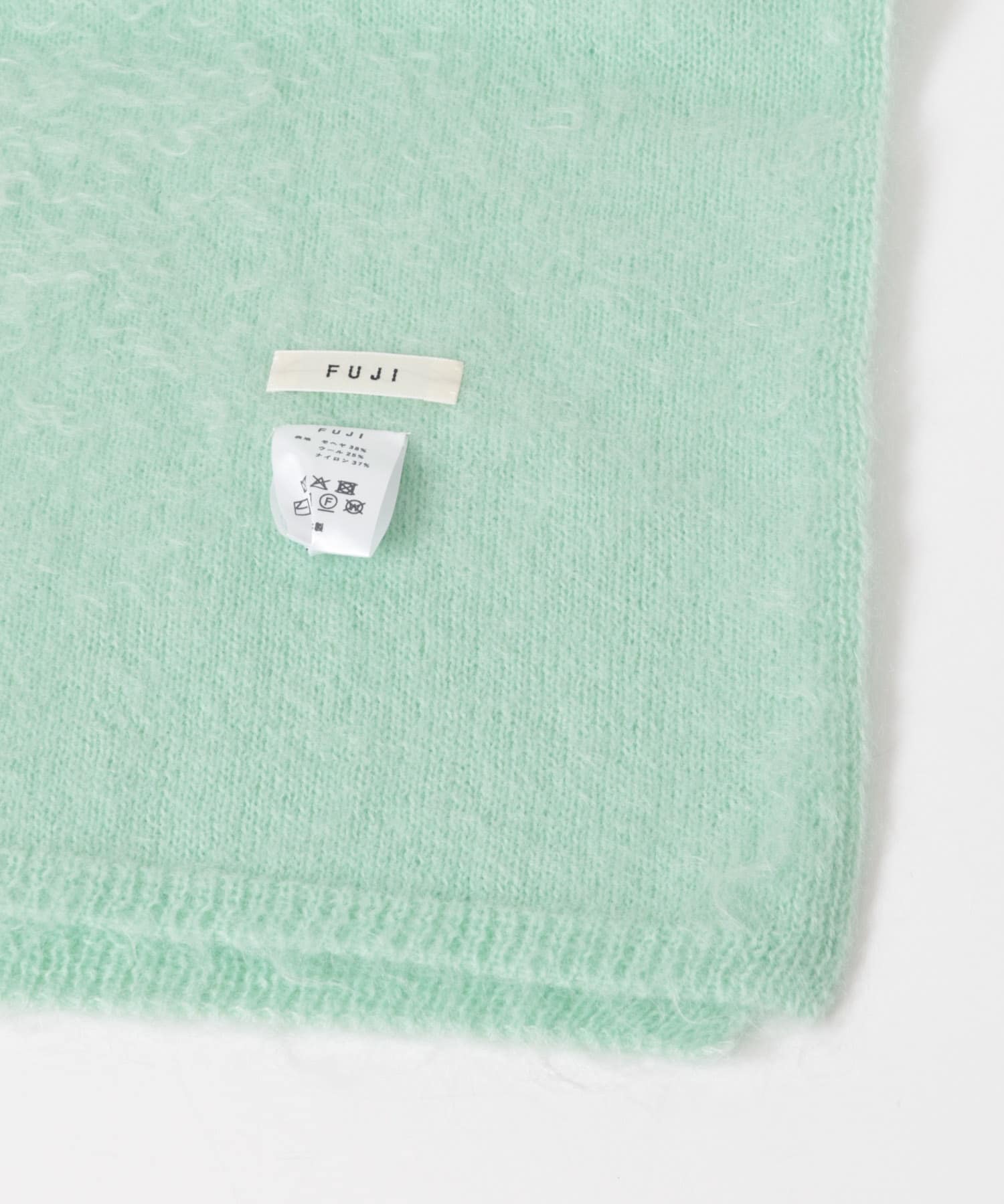 『別注』FUJI×URBAN RESEARCH　MOHAIR LONG STOLE MINT GREEN Free