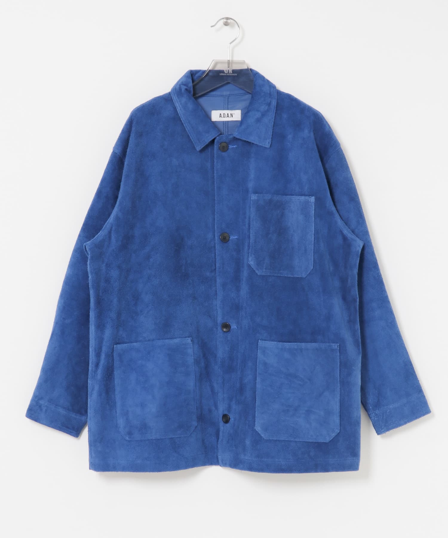 A.D.A.N　SUEDE CHORE COAT ROYAL M