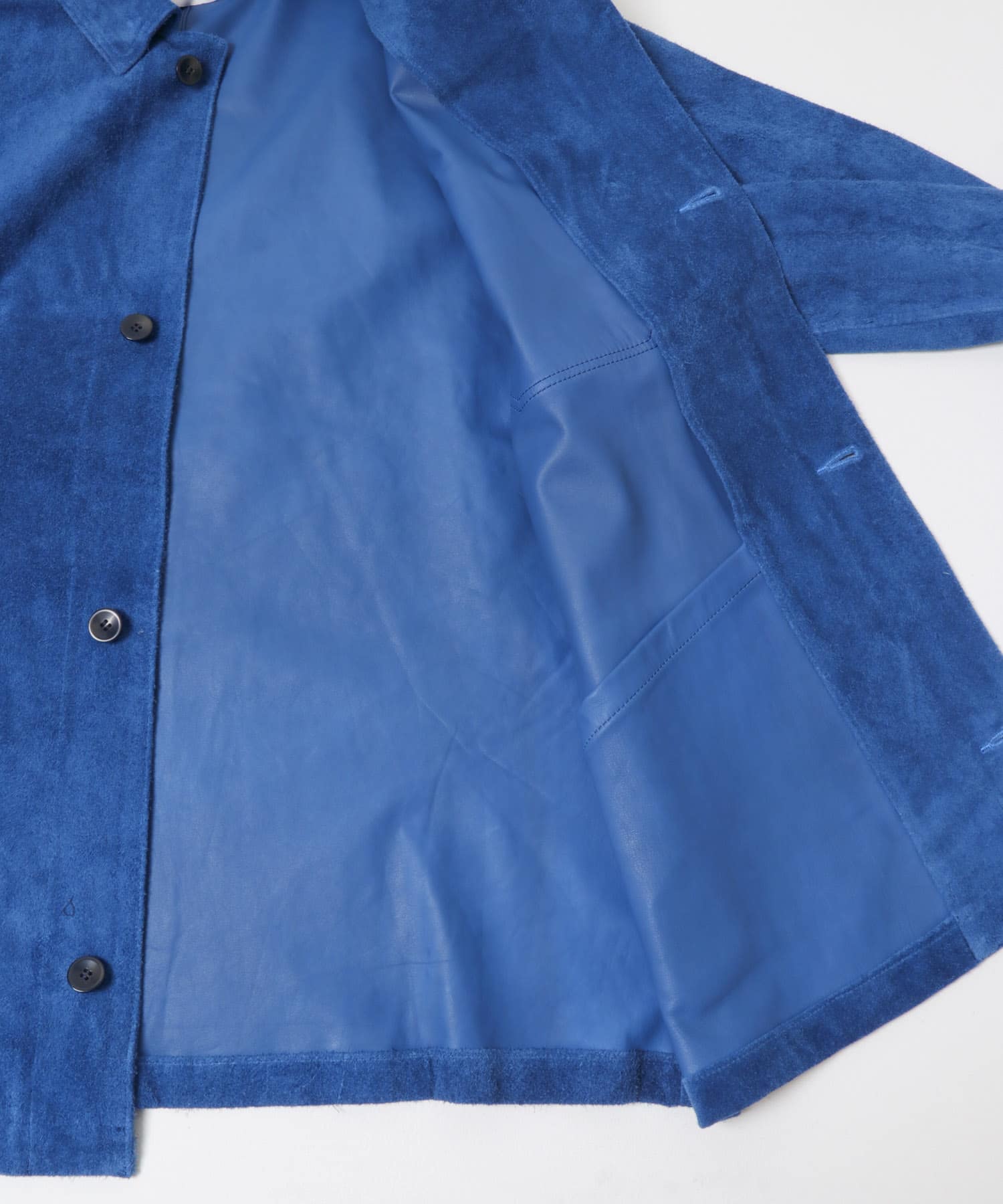 A.D.A.N　SUEDE CHORE COAT ROYAL M