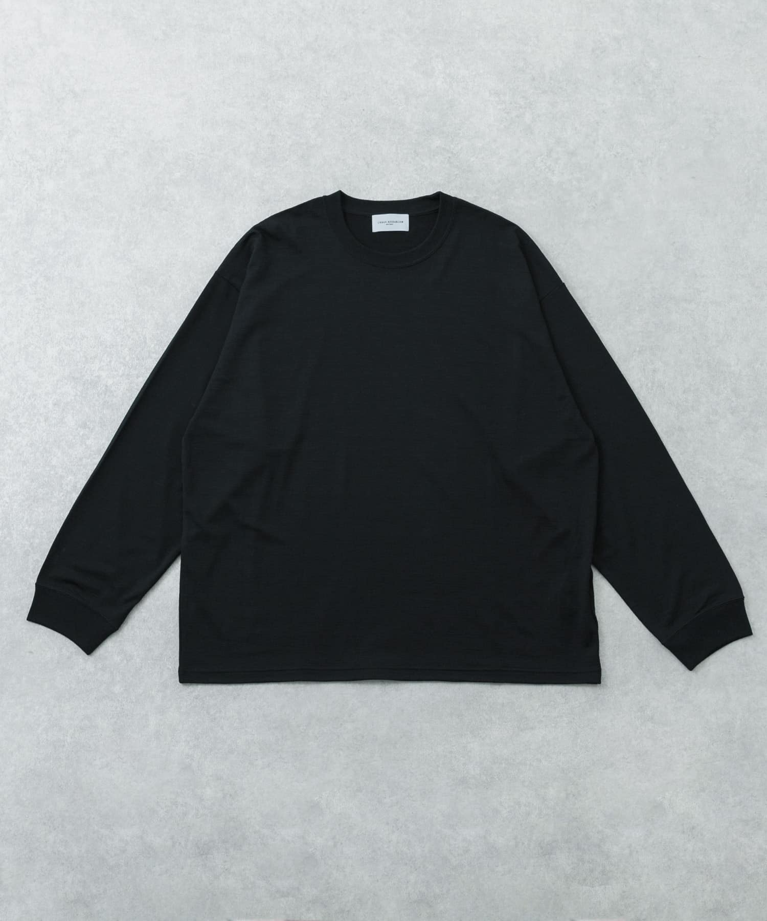 new basic　WASHABLE MERINO WOOL LONG-SLEEVE