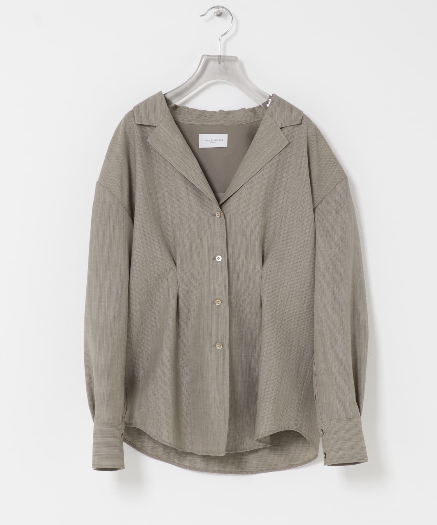 new basic　TILORED SLEEVE SHIRTS