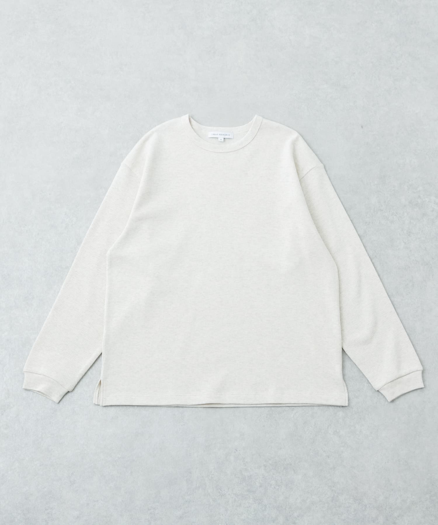 『UR TECH』度詰めワッフルロングスリーブ OATMEAL S