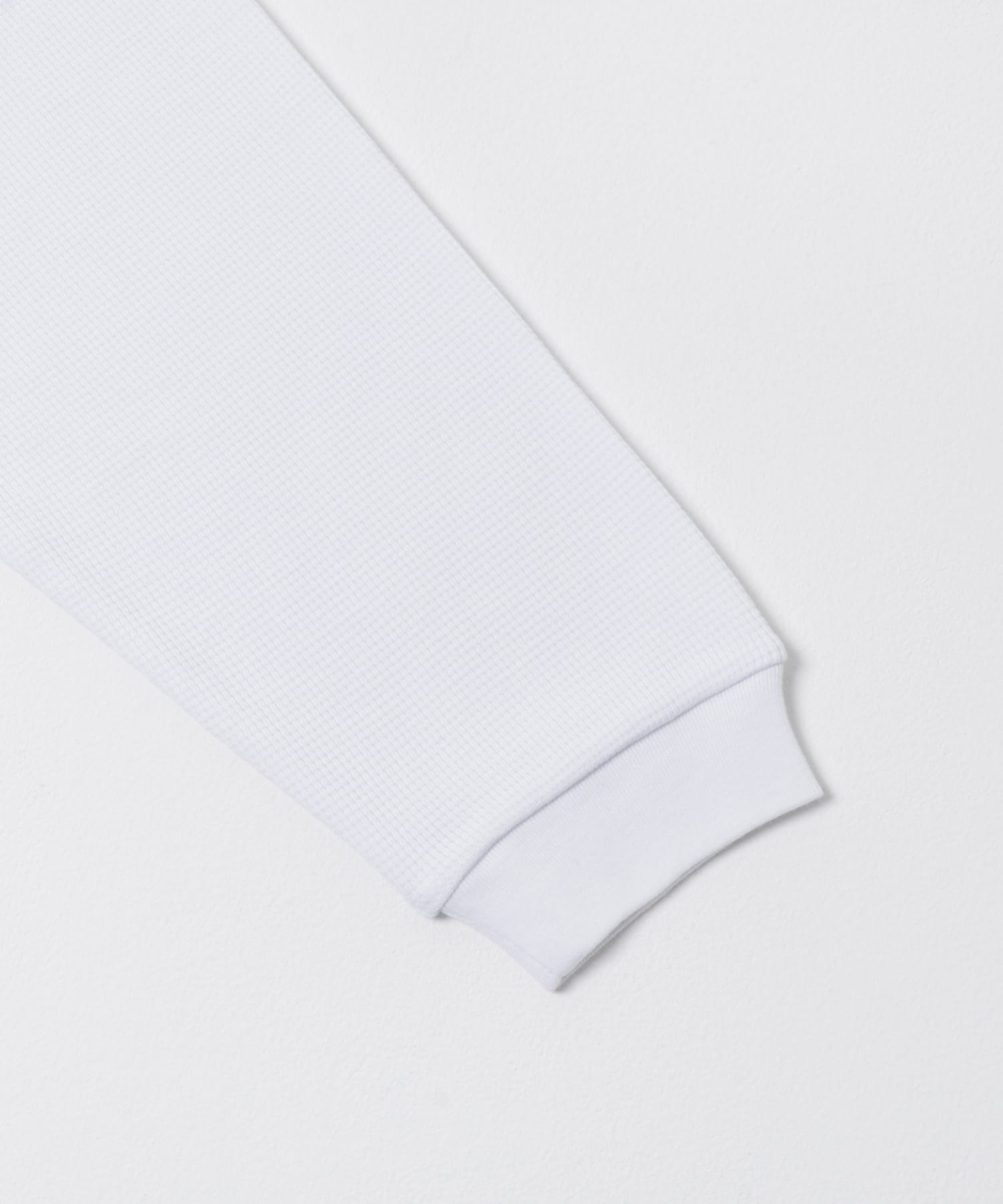 『UR TECH』度詰めワッフルロングスリーブ WHITE XL