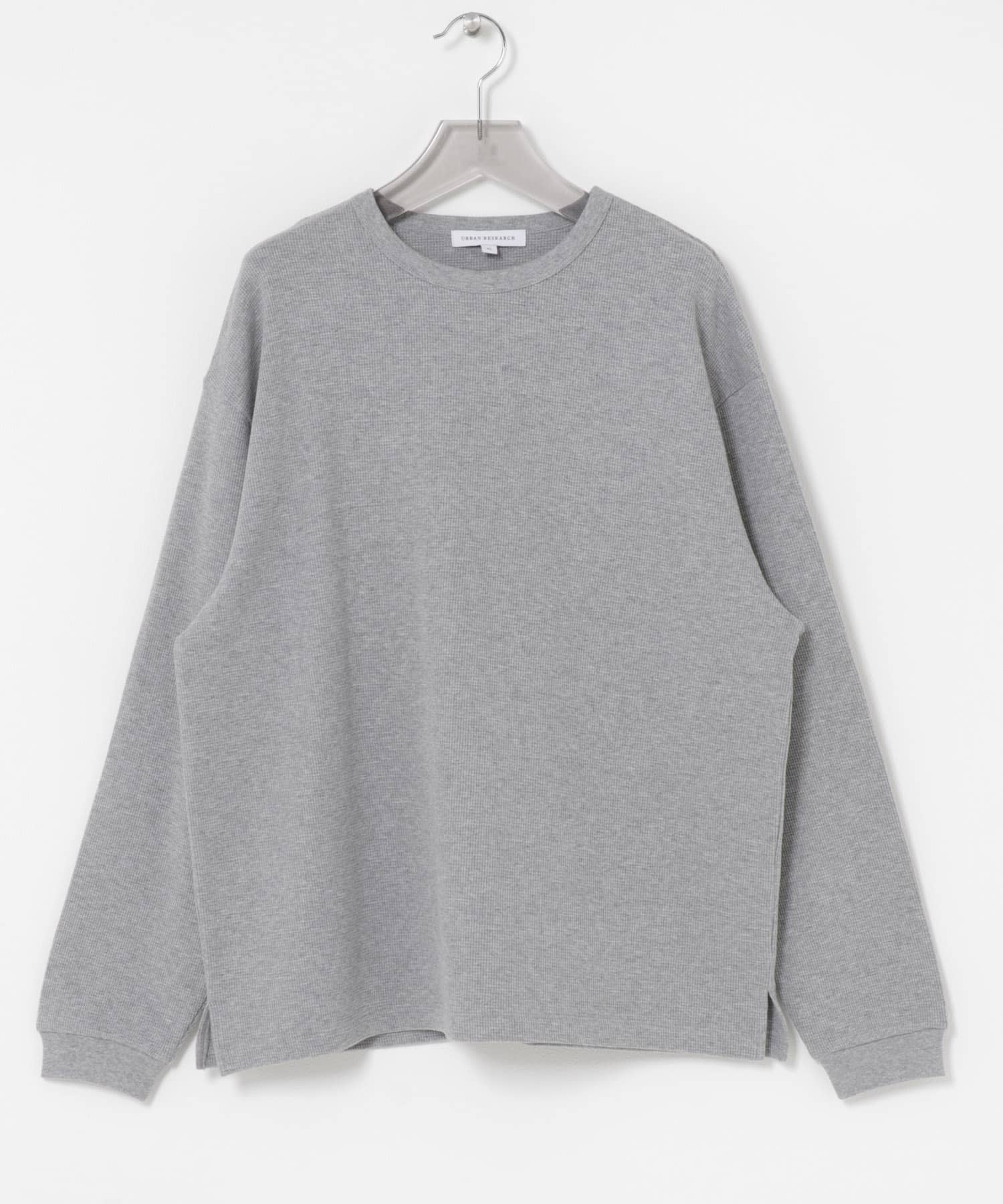 『UR TECH』度詰めワッフルロングスリーブ GRAY H S