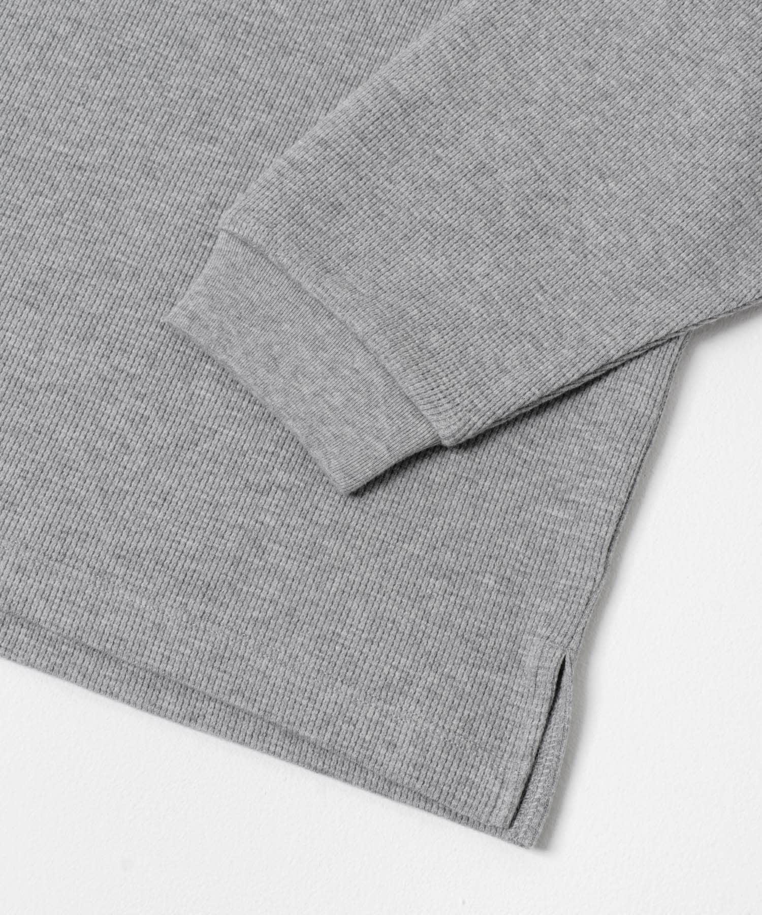 『UR TECH』度詰めワッフルロングスリーブ GRAY H S