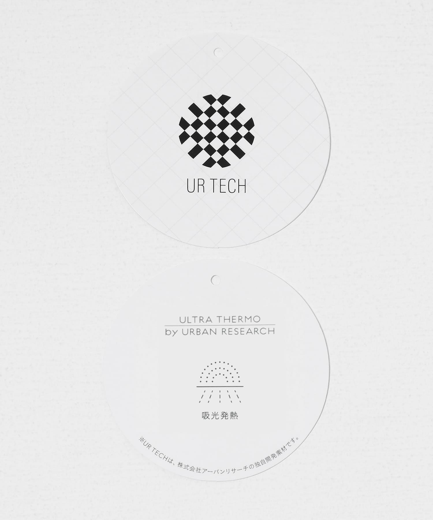 『UR TECH』度詰めワッフルロングスリーブ GRAY H S