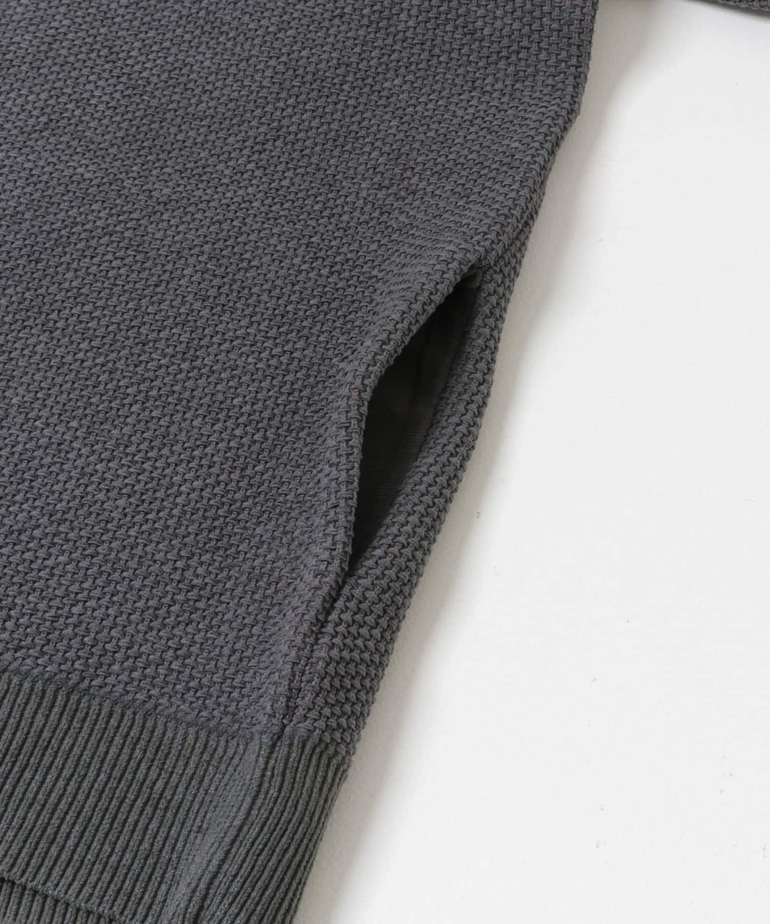 モールリュクスポロカーディガン CHARCOAL M