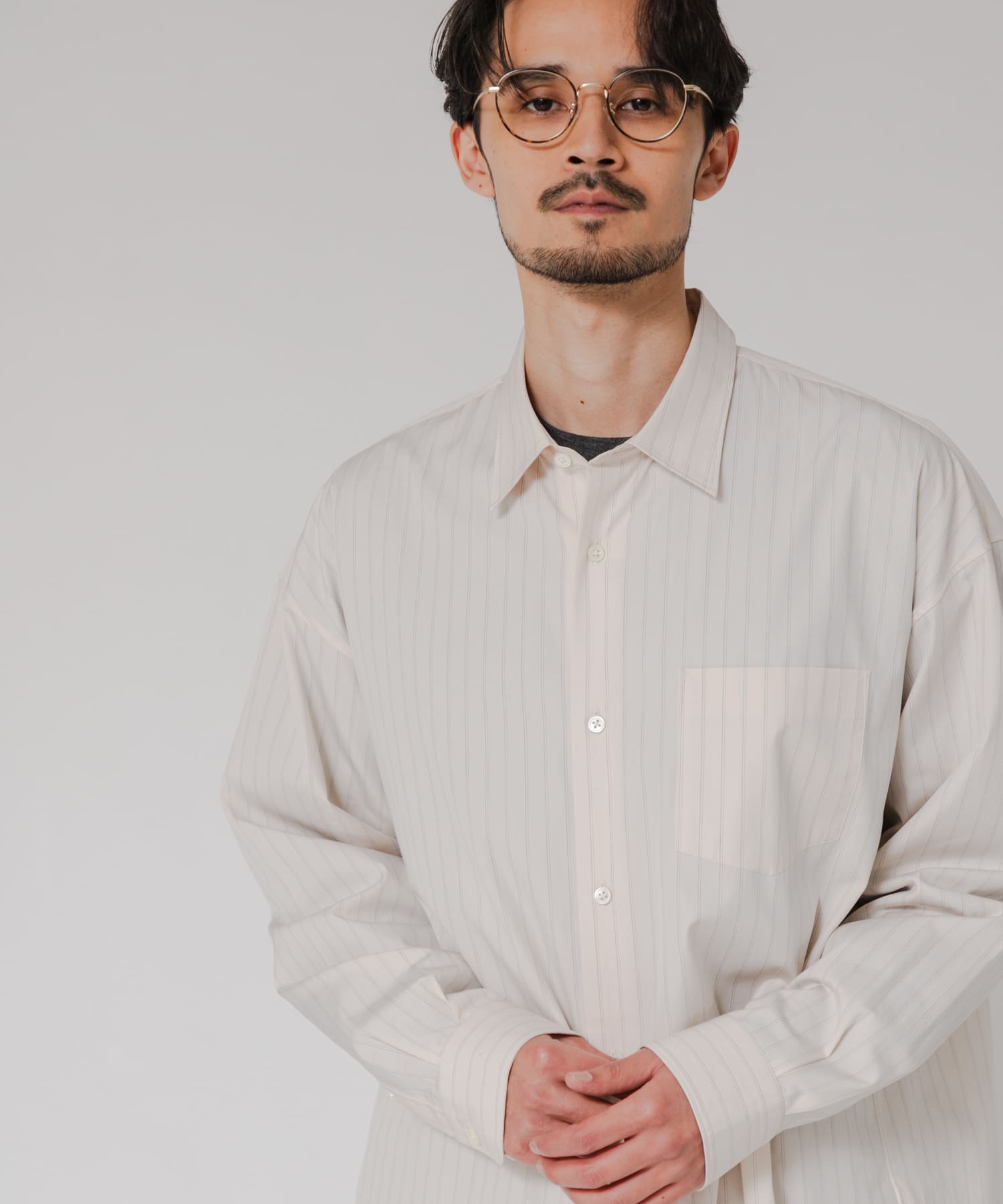 THOMAS MASON OVER SHIRTS IVORY ST S