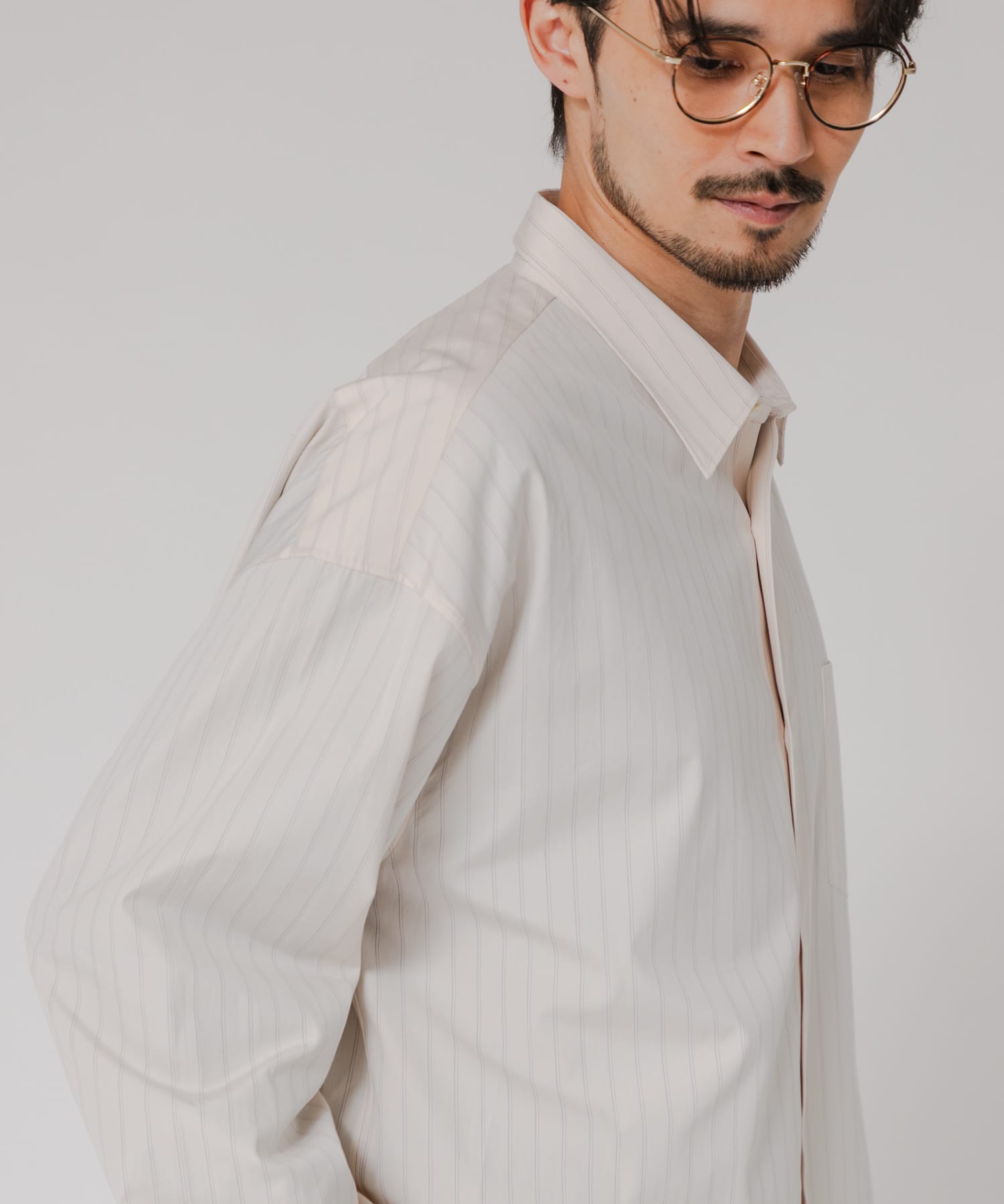THOMAS MASON OVER SHIRTS IVORY ST S