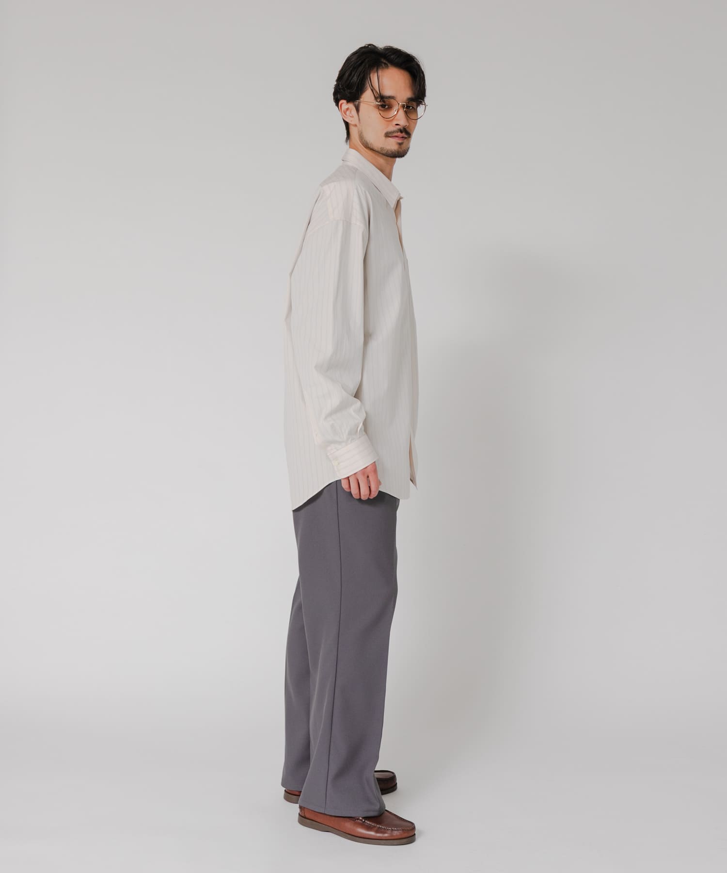 THOMAS MASON OVER SHIRTS IVORY ST S